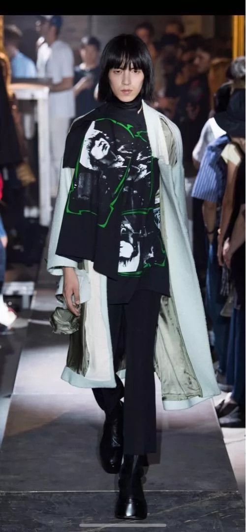 Raf Simons Raf Simons 19SS Portrait Structure Short Sleeve T-shirt -DMC Size US M / EU 48-50 / 2 - 3 Thumbnail
