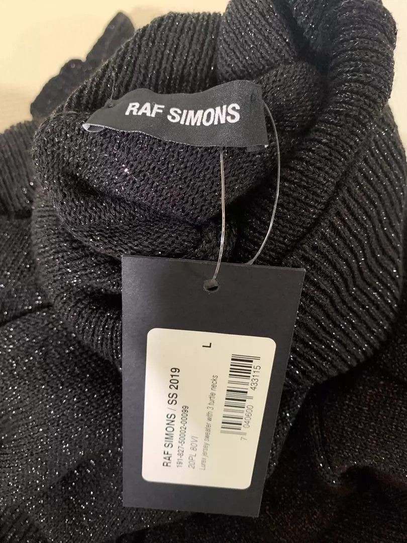 Raf Simons Raf Simons 19SS silver thread woven deconstructive sweater -DMC Size US L / EU 52-54 / 3 - 5 Thumbnail