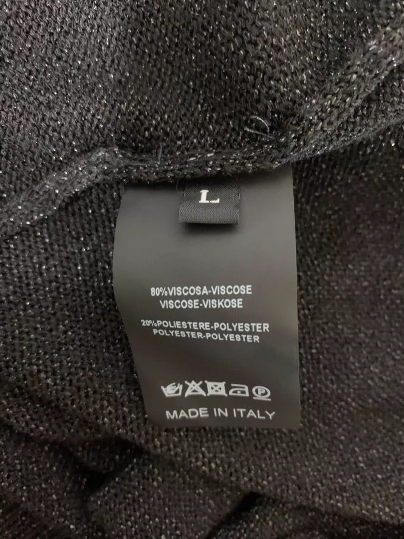 Raf Simons Raf Simons 19SS silver thread woven deconstructive sweater -DMC Size US L / EU 52-54 / 3 - 6 Thumbnail