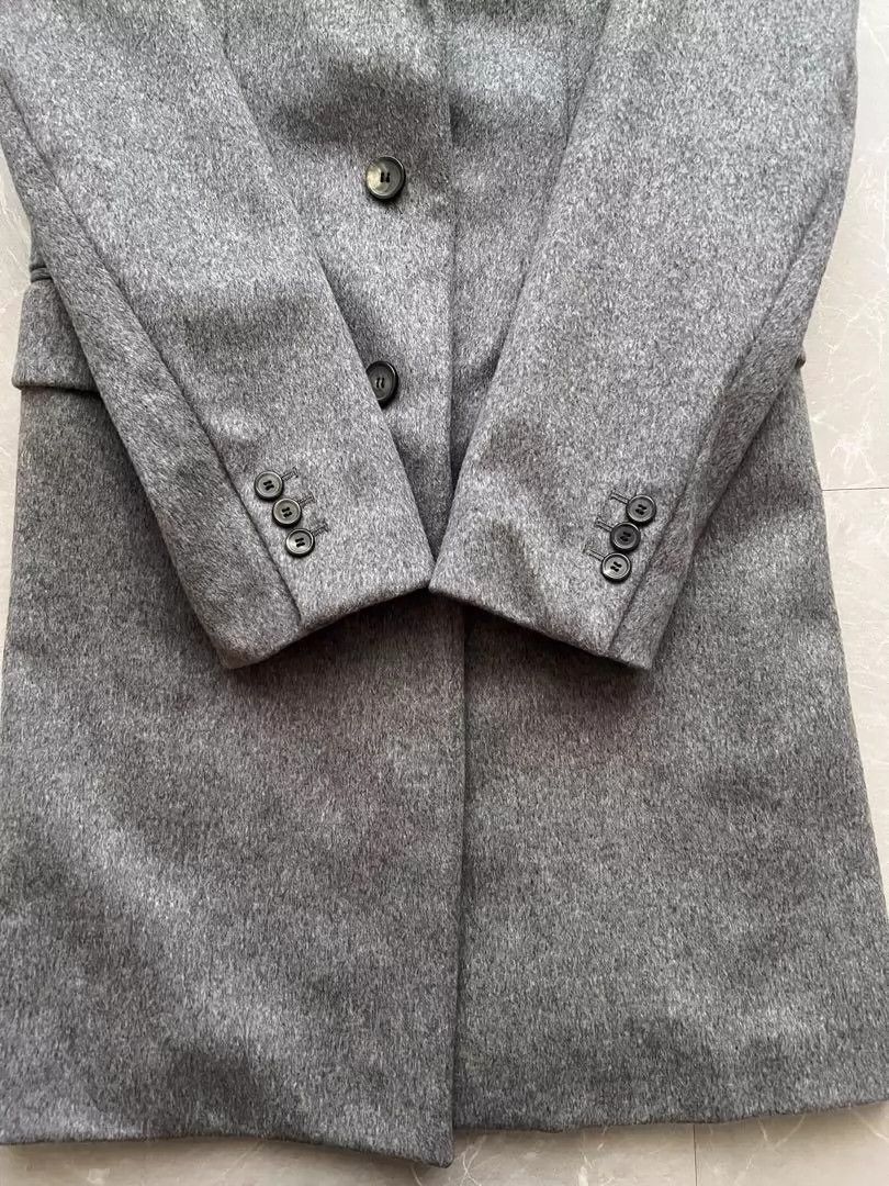 Raf Simons Raf Simons 09AW mirror embedded initial shearing wool coat -DMC Size US S / EU 44-46 / 1 - 4 Thumbnail