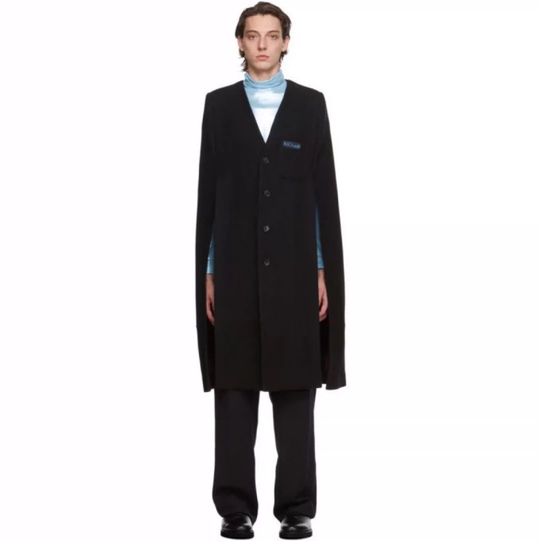 Raf Simons Raf Simons 20AW sleeveless cape coat -DMC Size US S / EU 44-46 / 1 - 9 Thumbnail