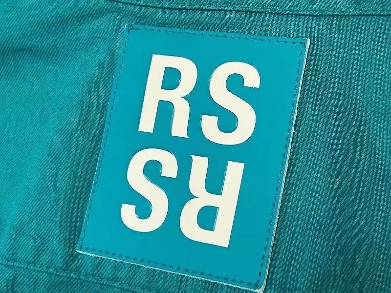 Raf Simons Raf Simons 21AW silhouette embroidered brand denim jacket -DMC Size US M / EU 48-50 / 2 - 6 Thumbnail