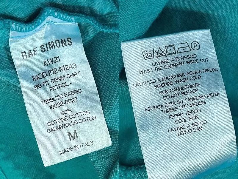 Raf Simons Raf Simons 21AW silhouette embroidered brand denim jacket -DMC Size US M / EU 48-50 / 2 - 8 Thumbnail