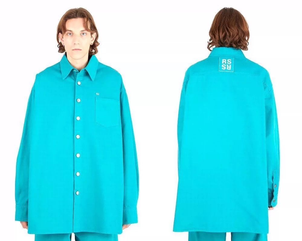 Raf Simons Raf Simons 21AW silhouette embroidered brand denim jacket -DMC Size US M / EU 48-50 / 2 - 9 Thumbnail