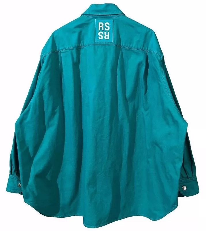 Raf Simons Raf Simons 21AW silhouette embroidered brand denim jacket -DMC Size US M / EU 48-50 / 2 - 3 Thumbnail