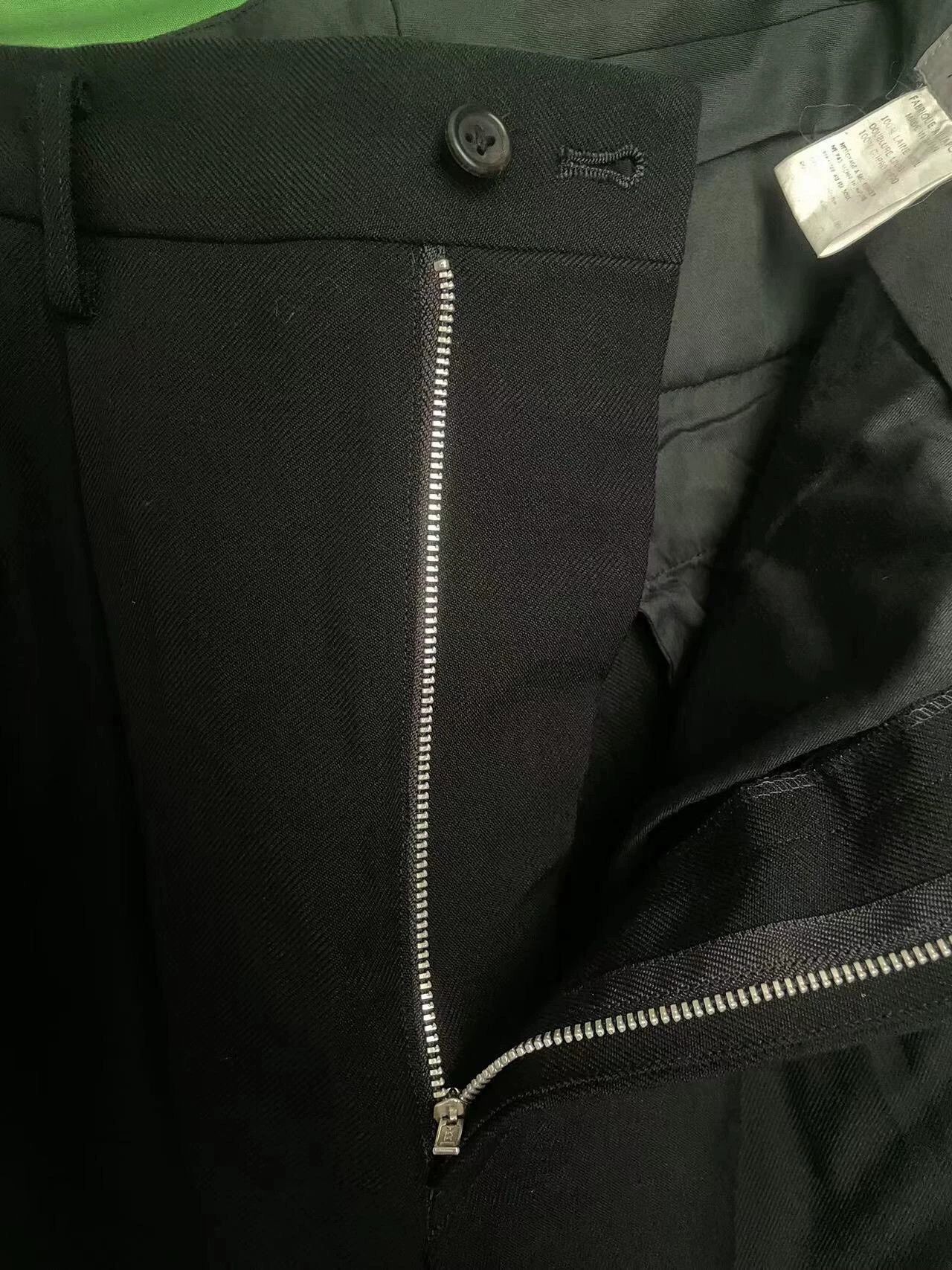 Yohji Yamamoto Yohji Yamamoto 91Aw Wool 2 Pleated Wide Pants - -DMC Size US 32 / EU 48 - 6 Thumbnail