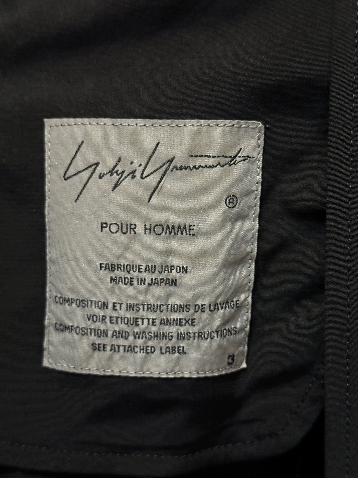 Yohji Yamamoto Yohji Yamamoto Pour Homme 20Ss Zipper Triac - -DMC Size US L / EU 52-54 / 3 - 7 Thumbnail