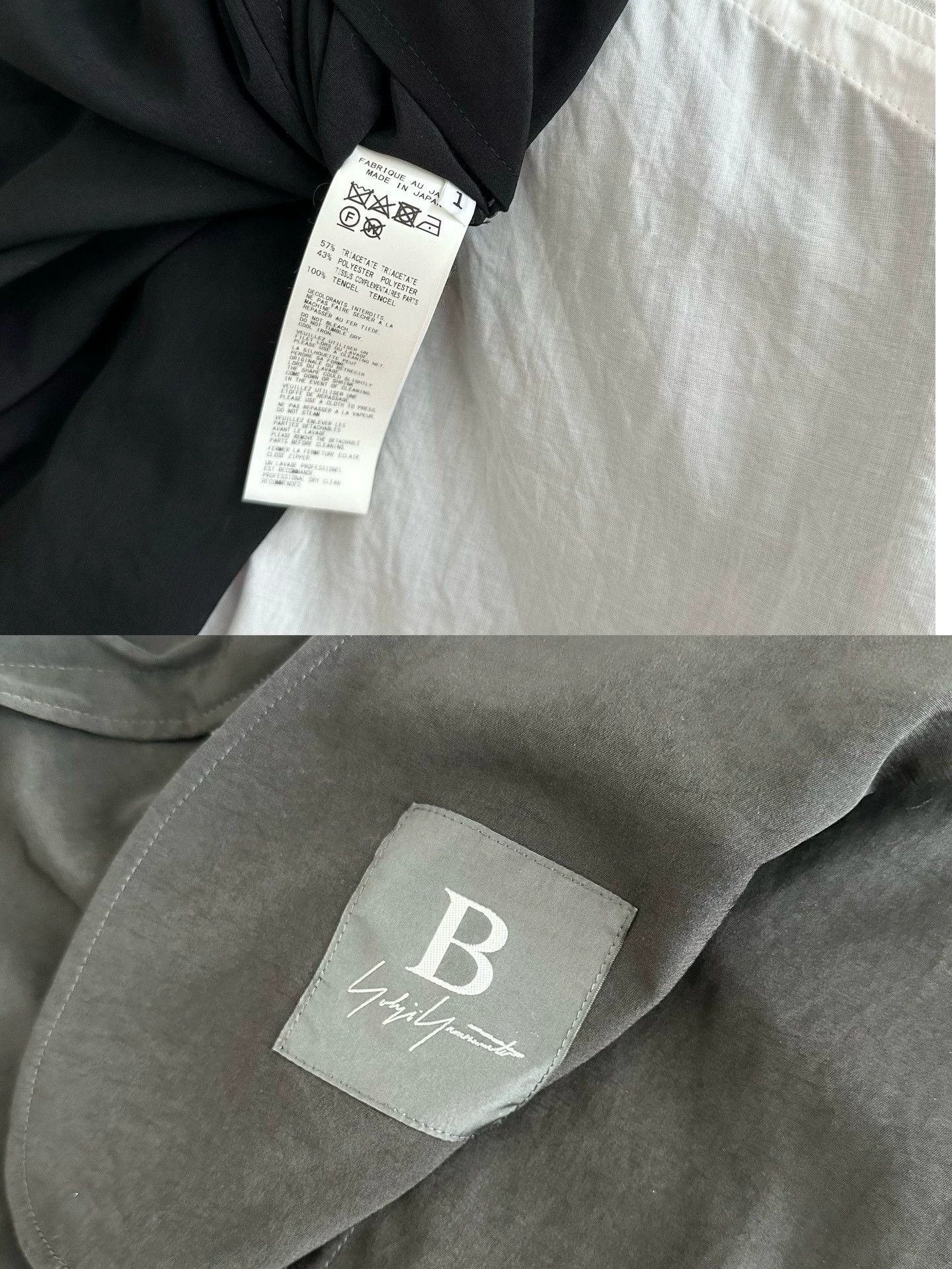 Yohji Yamamoto Yohji Yamamoto Black And White Deconstructe - -DMC Size US S / EU 44-46 / 1 - 6 Thumbnail