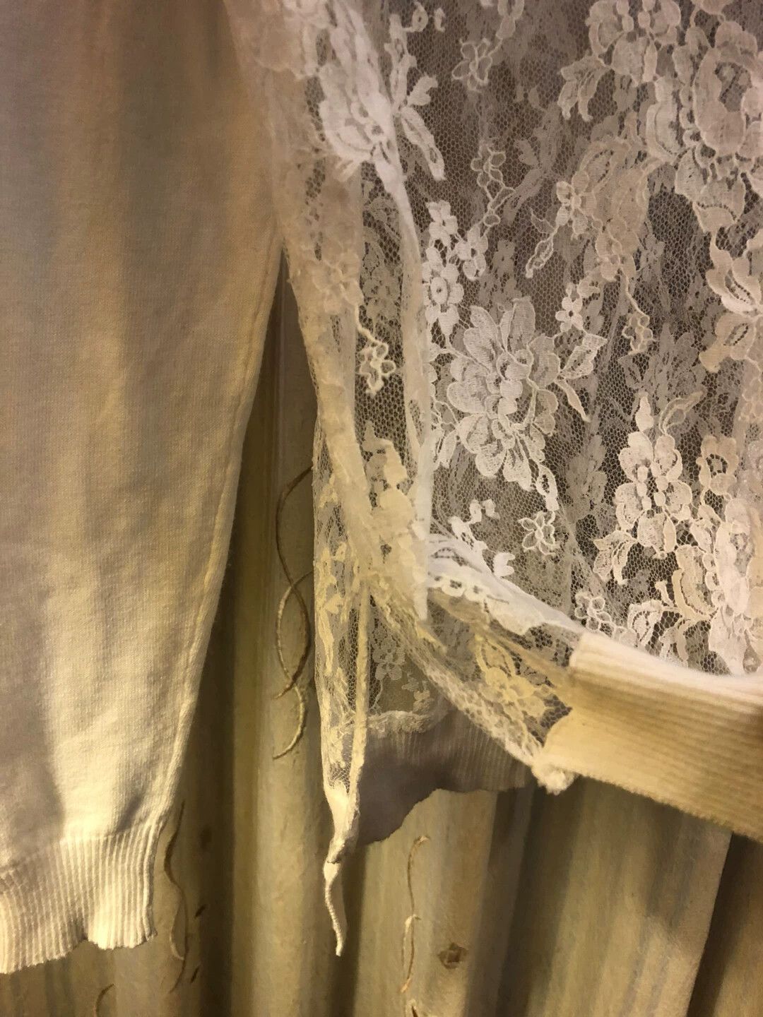 Undercover Undercover Takahashi Shield Lace White Knit Top -DMC Size US S / EU 44-46 / 1 - 3 Thumbnail