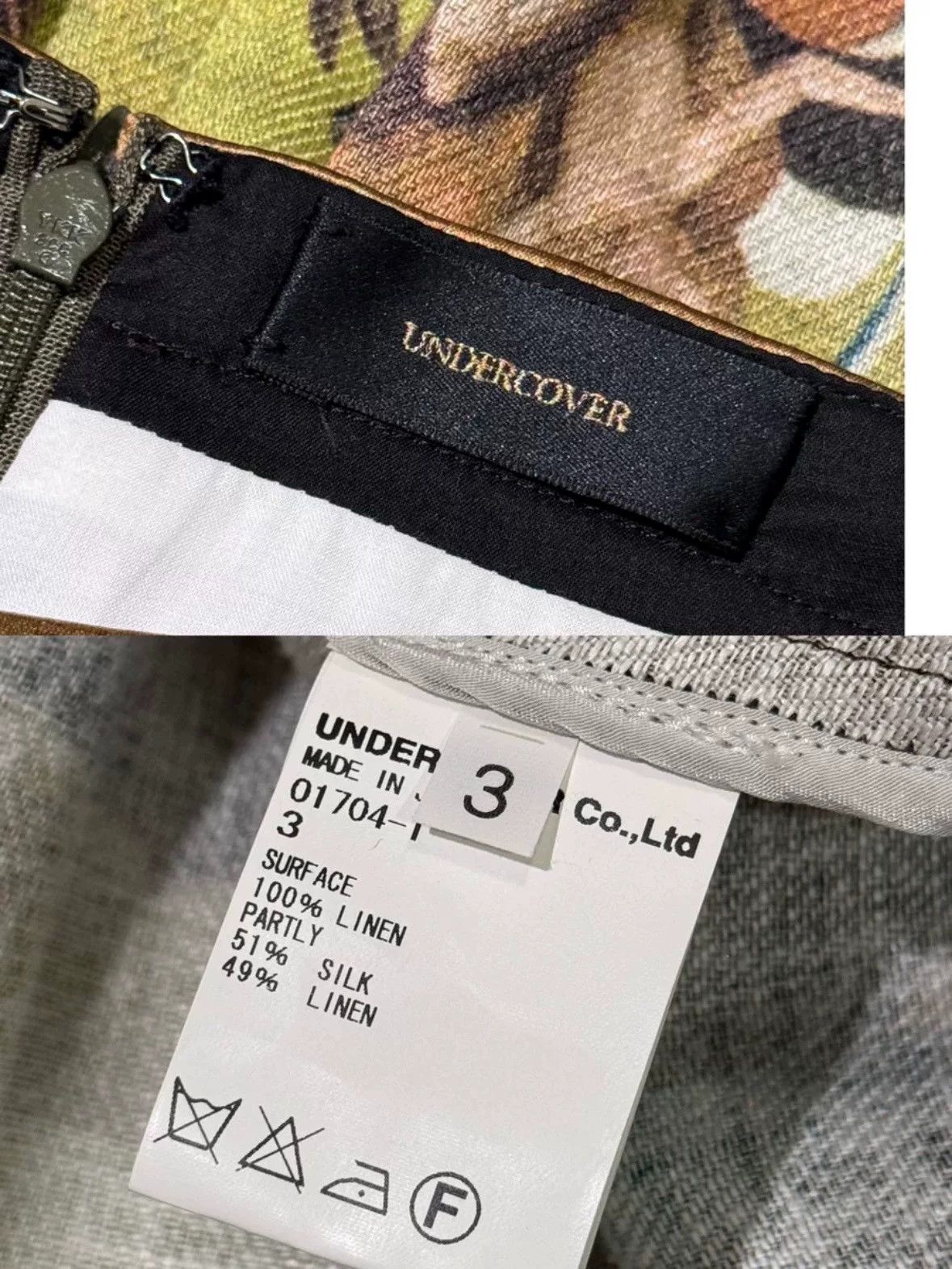 Undercover Undercover Takahashi Shield 15Ss Oil Painting Printed Dress -DMC Size US L / EU 52-54 / 3 - 8 Thumbnail