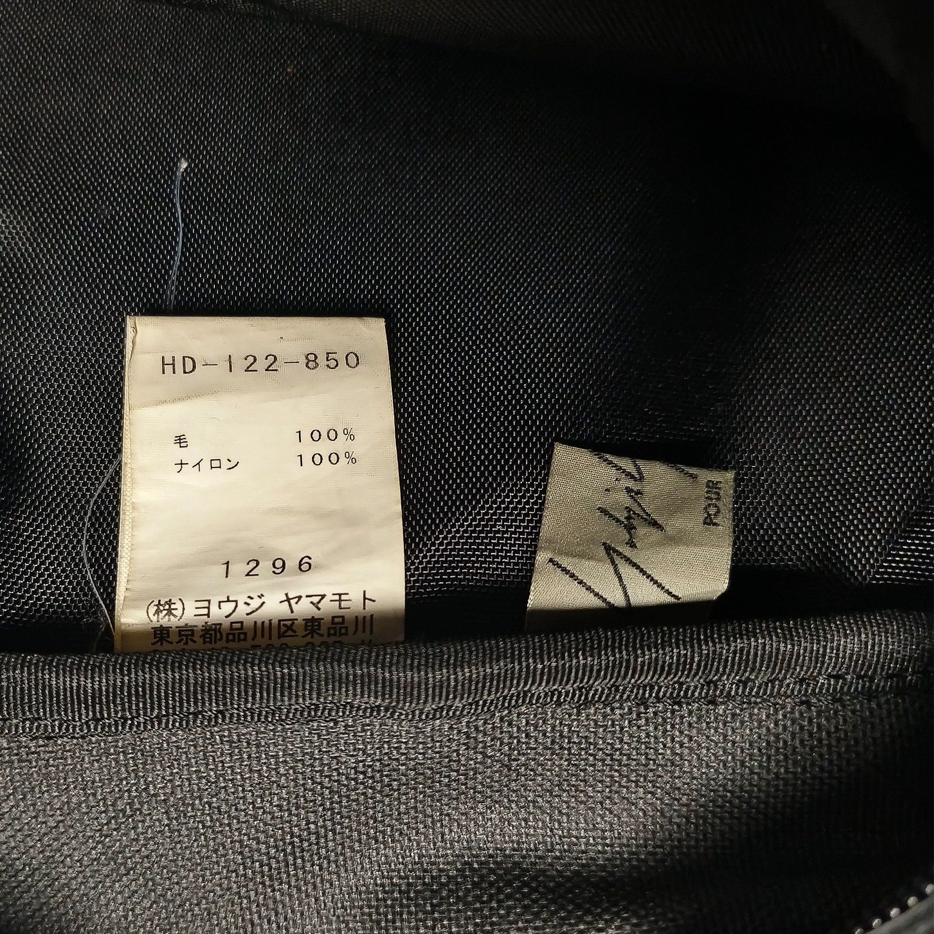 Yohji Yamamoto Yohji Yamamoto 16Aw 2Way Three Space Back - -DMC Size ONE SIZE - 8 Thumbnail