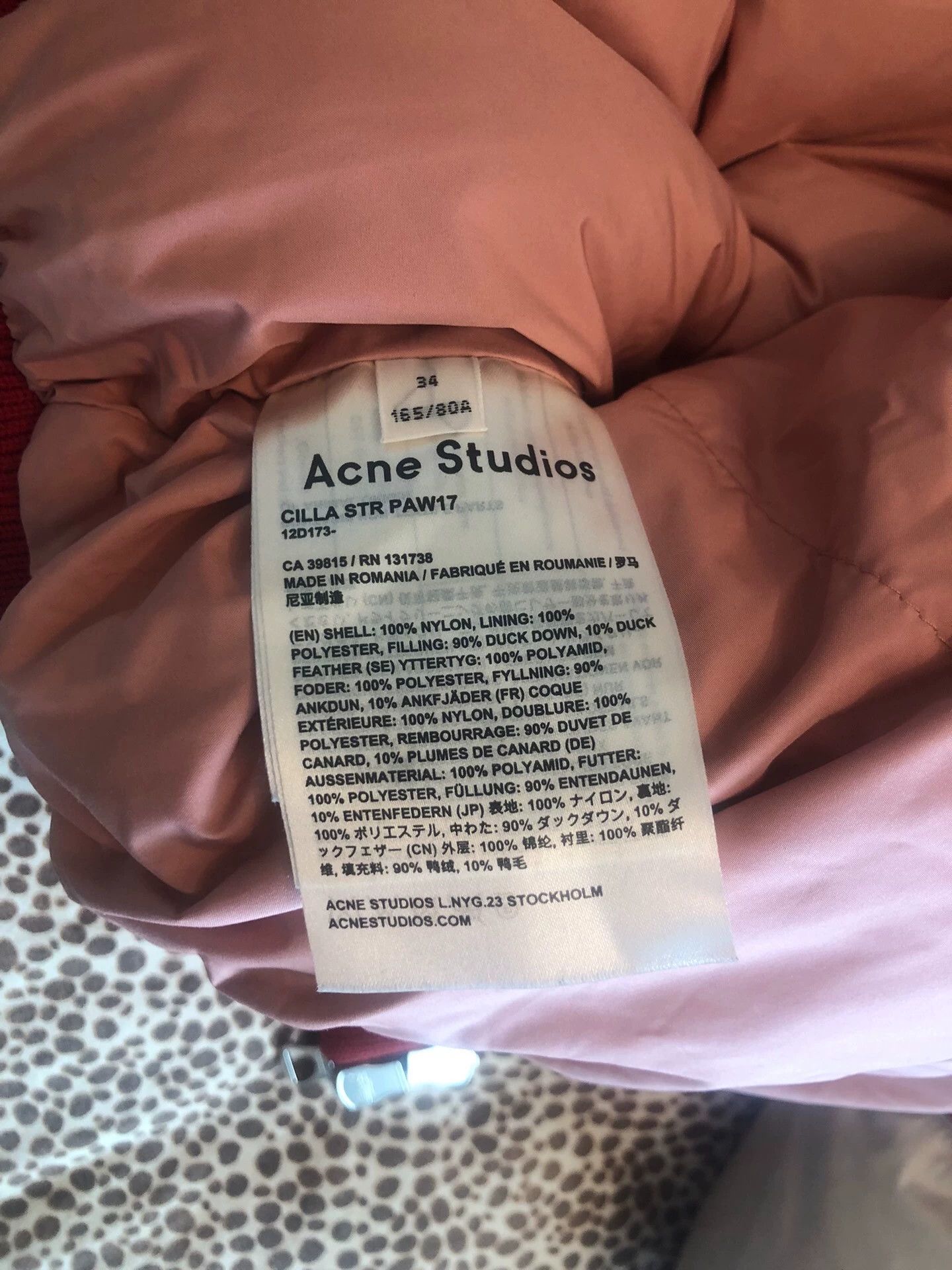 Acne Studios Acne Studios short down jacket - -DMC Size US S / EU 44-46 / 1 - 5 Thumbnail