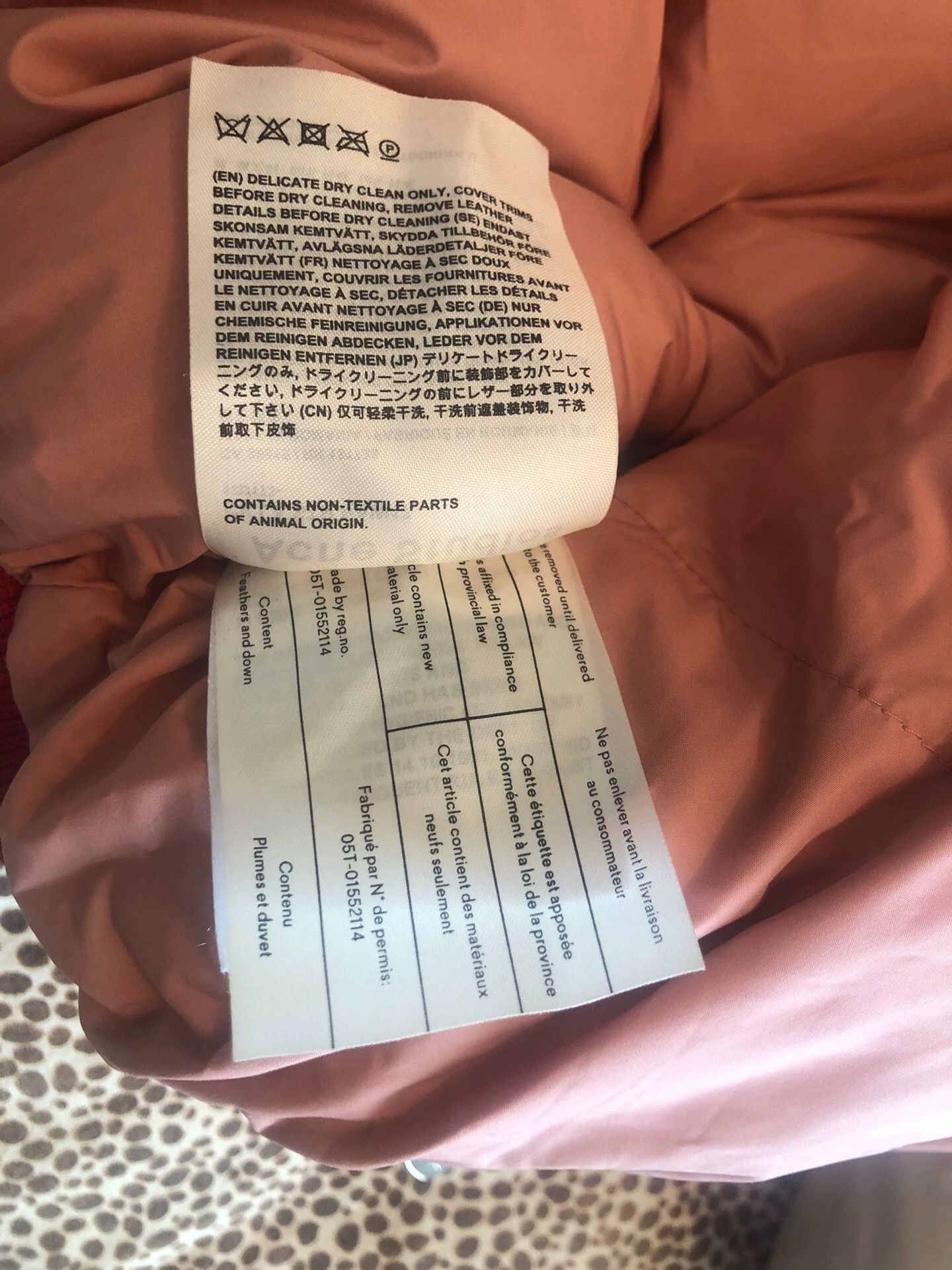 Acne Studios Acne Studios short down jacket - -DMC Size US S / EU 44-46 / 1 - 6 Thumbnail