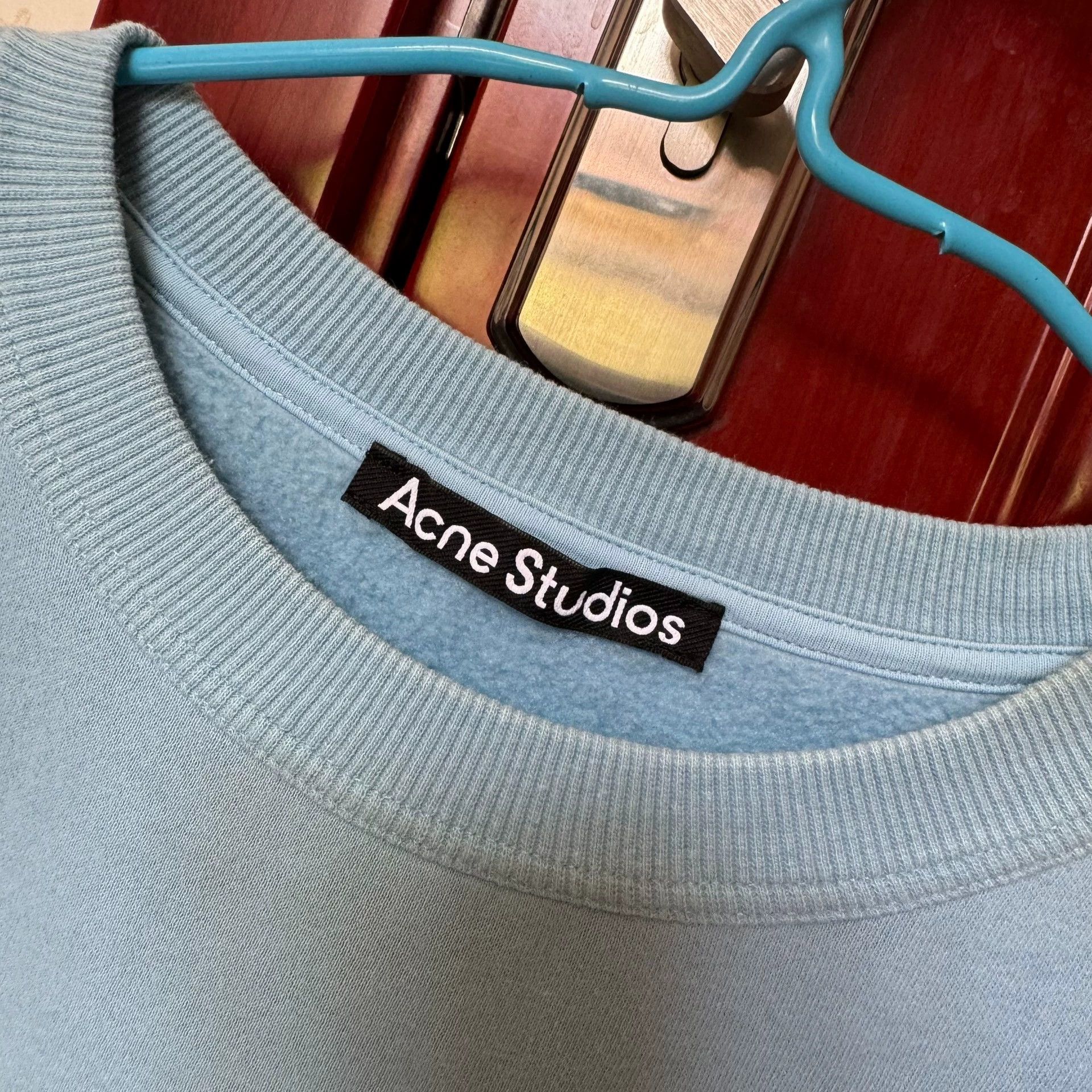 Acne Studios acne blue fleece hoodie for babies - -DMC Size US XS / EU 42 / 0 - 2 Thumbnail