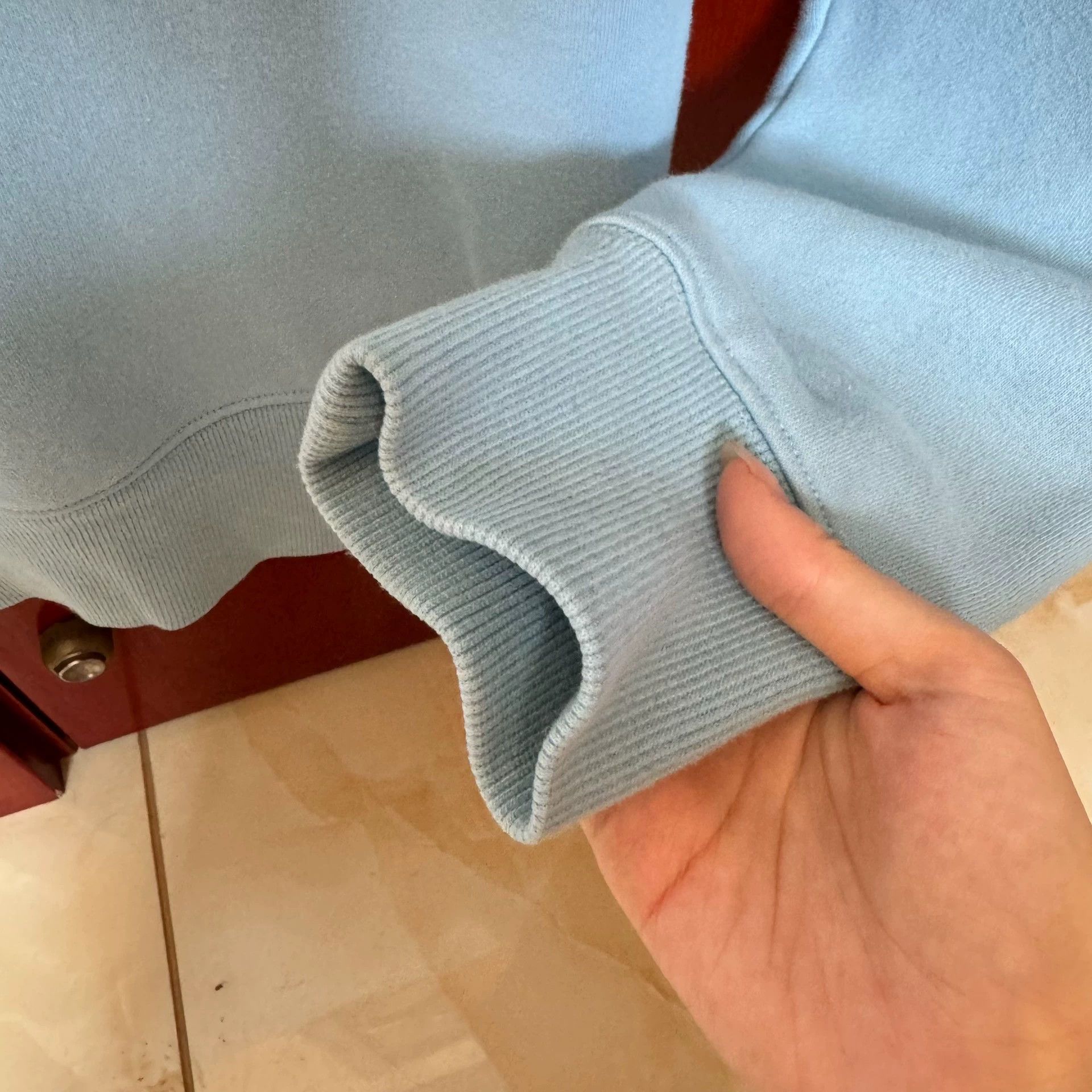 Acne Studios acne blue fleece hoodie for babies - -DMC Size US XS / EU 42 / 0 - 4 Thumbnail