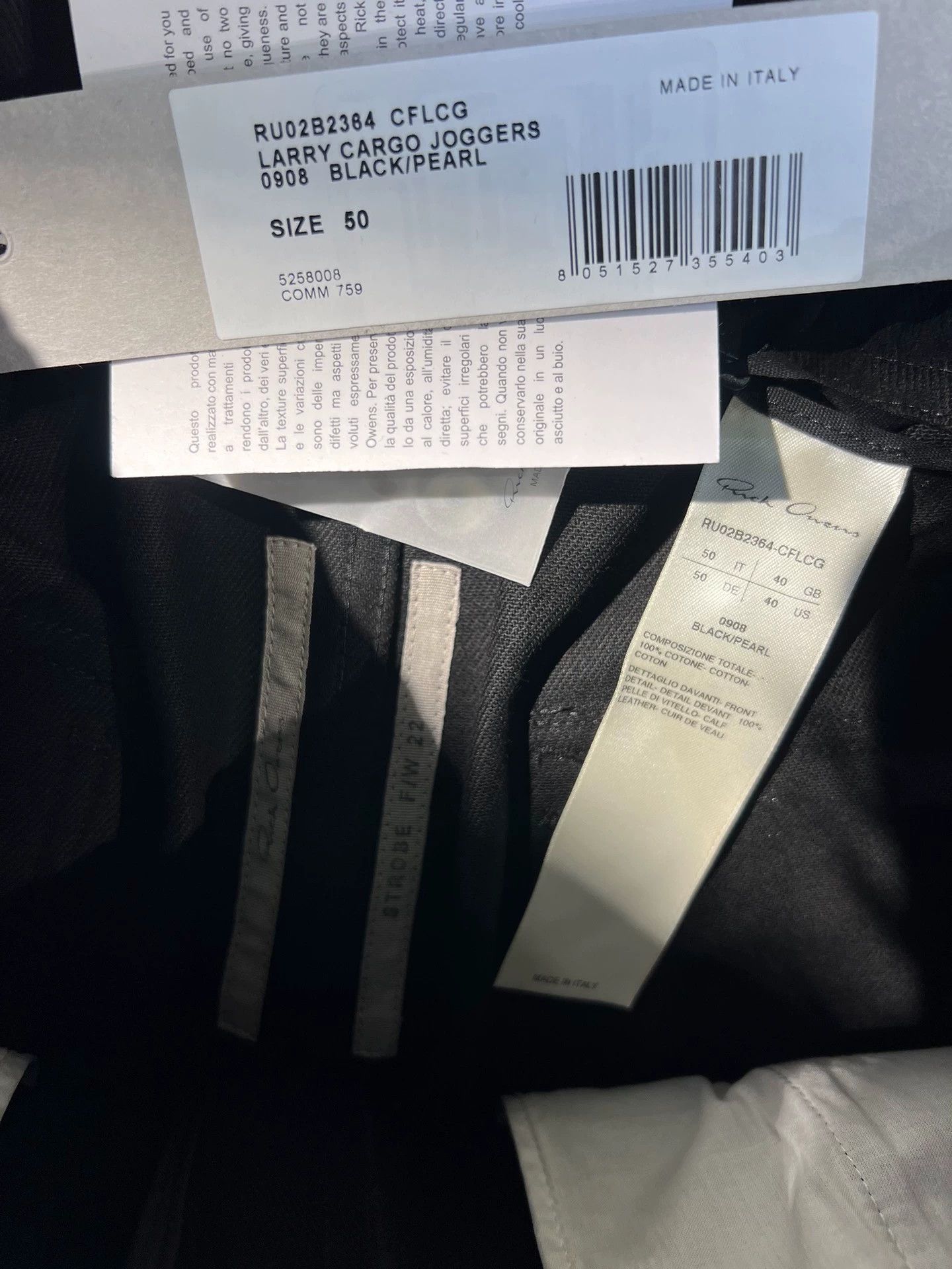 Rick Owens Rick Owens mainline zipper motorcycle pants - -DMC Size US 34 / EU 50 - 7 Thumbnail