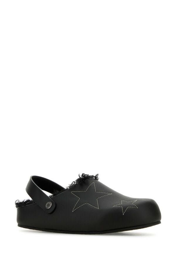 Stella McCartney Black Alter Mat Elyse Slippers Size US 7 / IT 37 - 4 Thumbnail