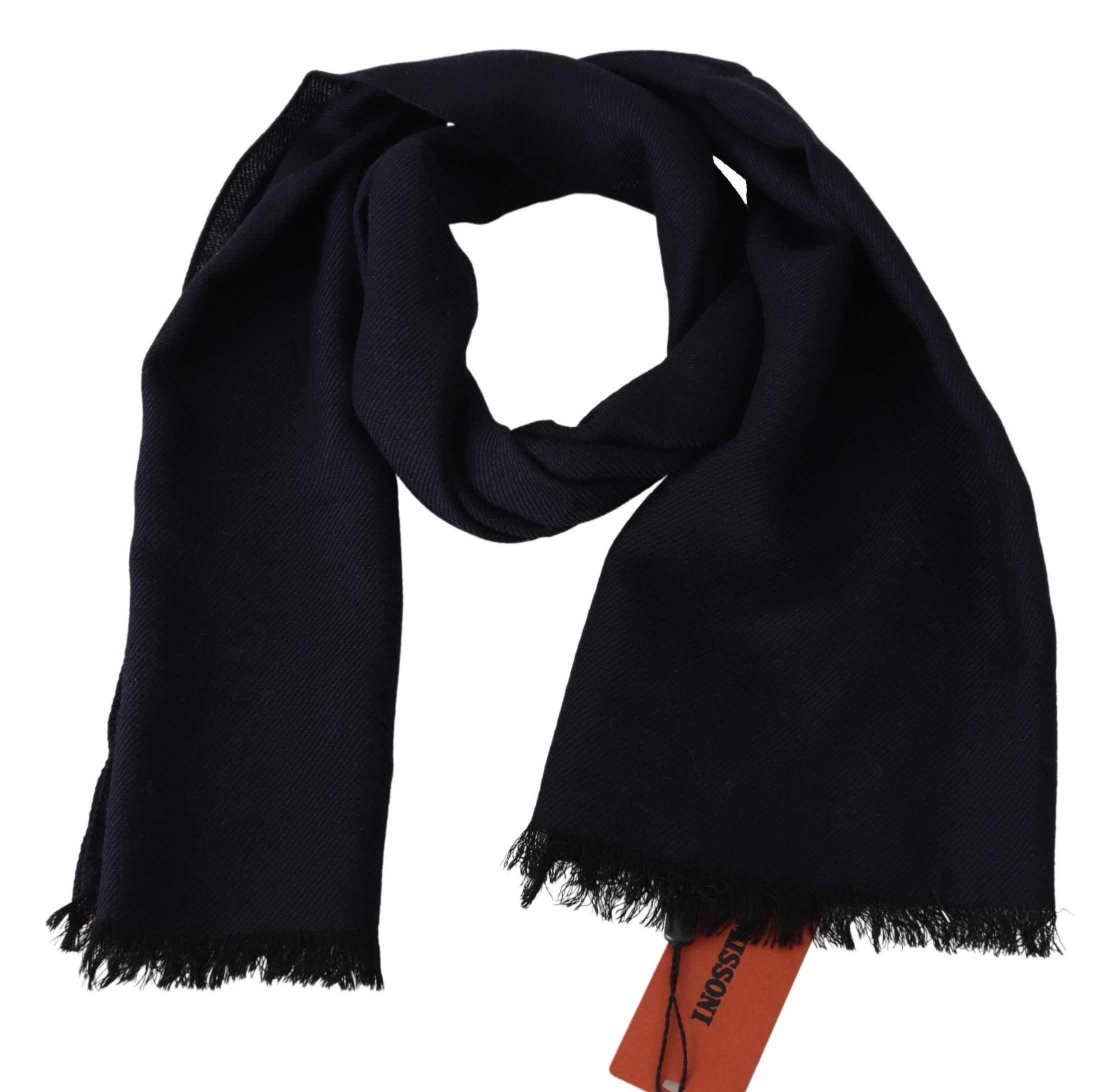 Missoni Elegant Black Wool Unisex Men's Scarf Size ONE SIZE - 3 Thumbnail