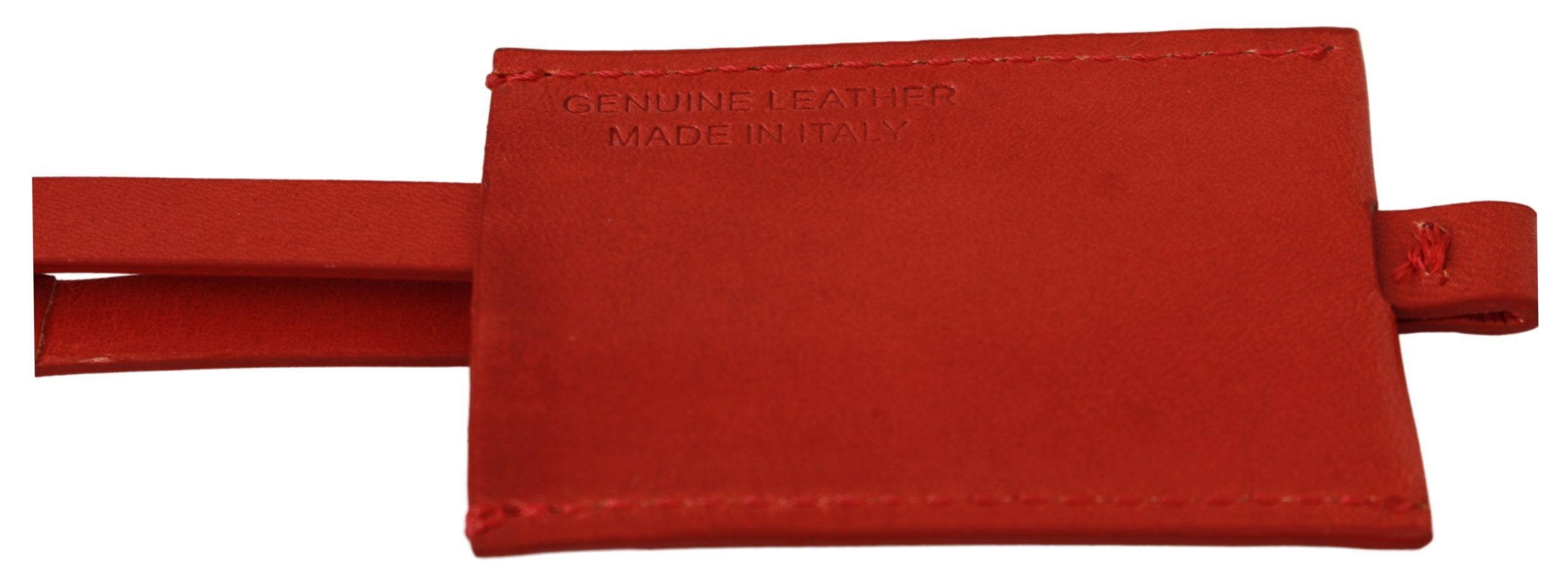 Costume National Elegant Leather and Metal Keychain - Men's Red Size ONE SIZE - 2 Thumbnail