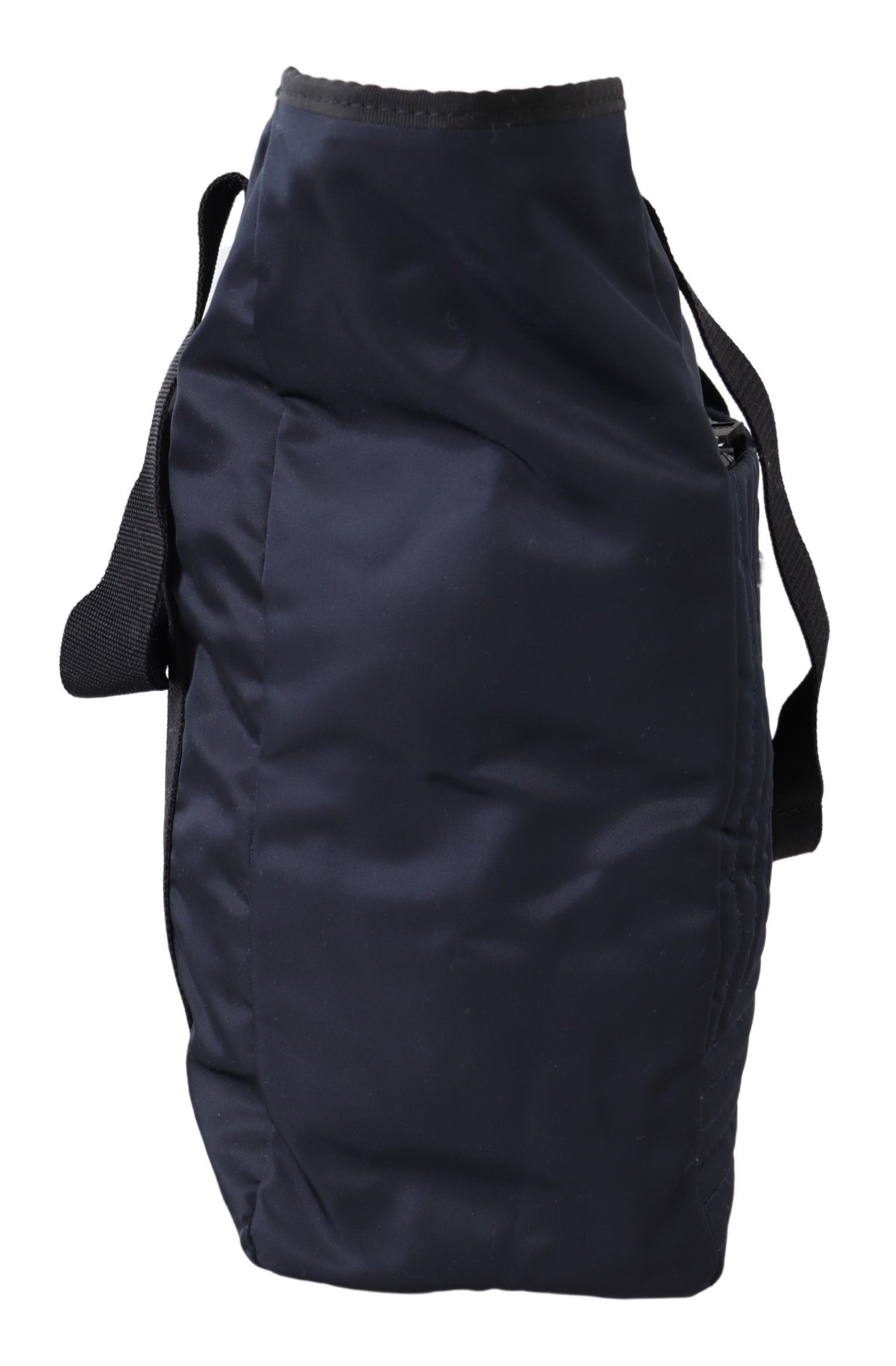 Versace Elegant Blue Nylon Tote Men's Bag Size ONE SIZE - 3 Thumbnail