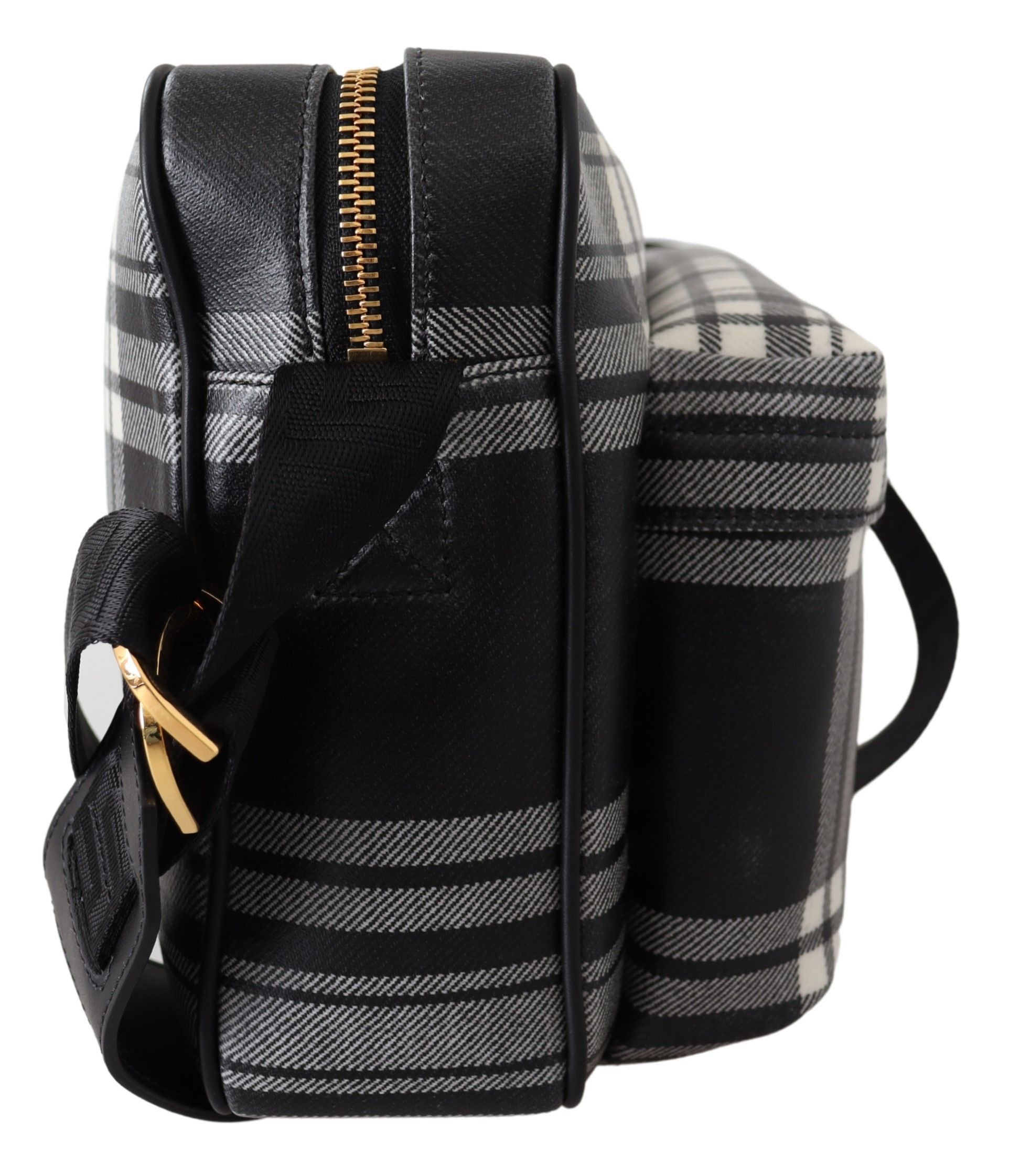 Versace Elegant Grey Leather Crossbody Men's Bag Size ONE SIZE - 3 Thumbnail