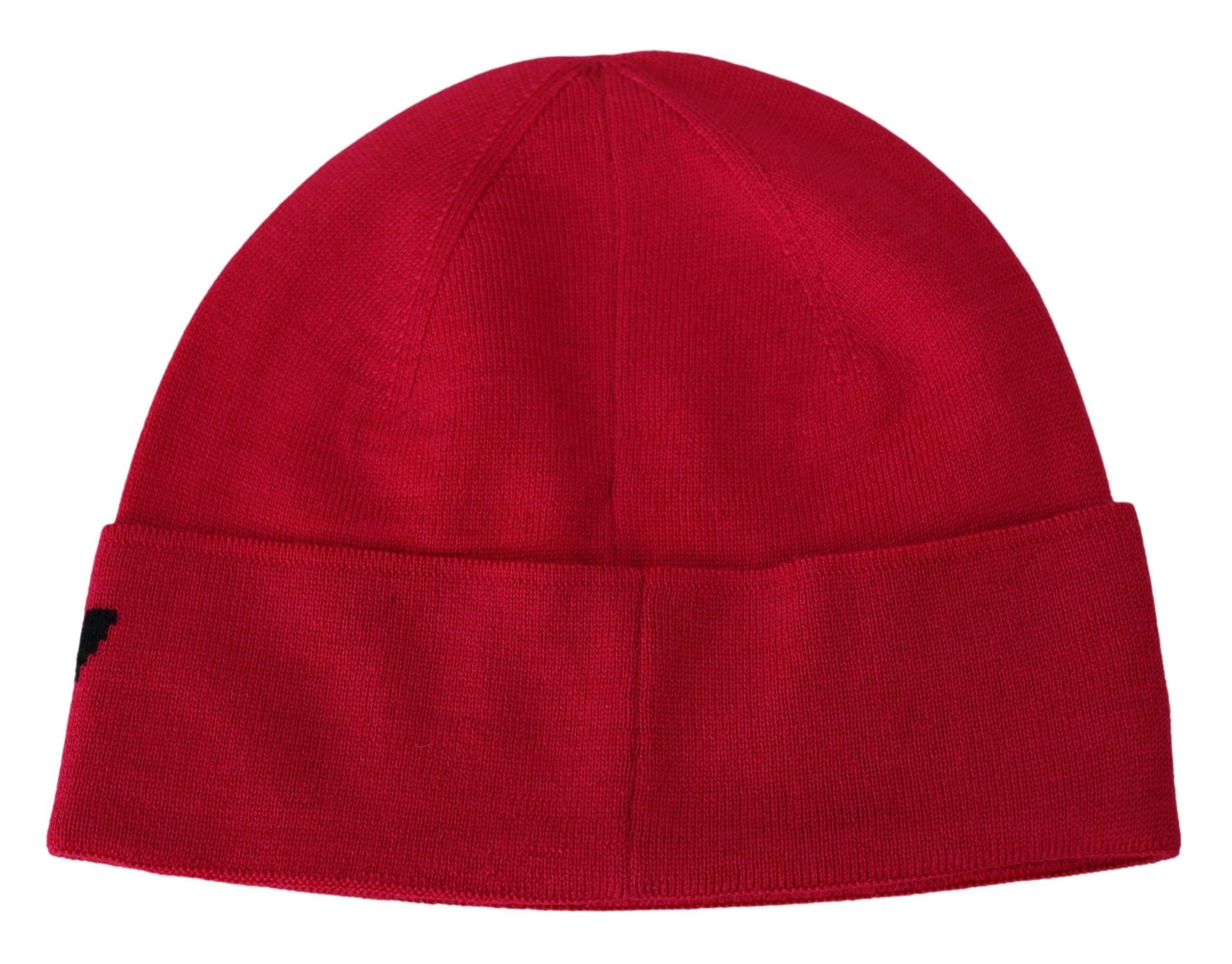 Givenchy Elegant Wool Beanie with Signature Contrast Men's Logo Size ONE SIZE - 2 Thumbnail