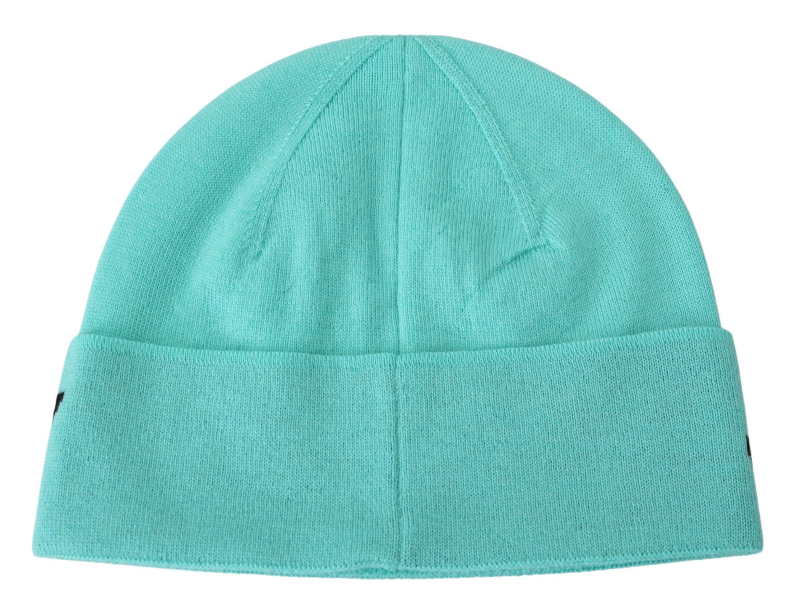 Givenchy Aquamarine Green Wool Beanie with Signature Men's Logo Size ONE SIZE - 2 Thumbnail