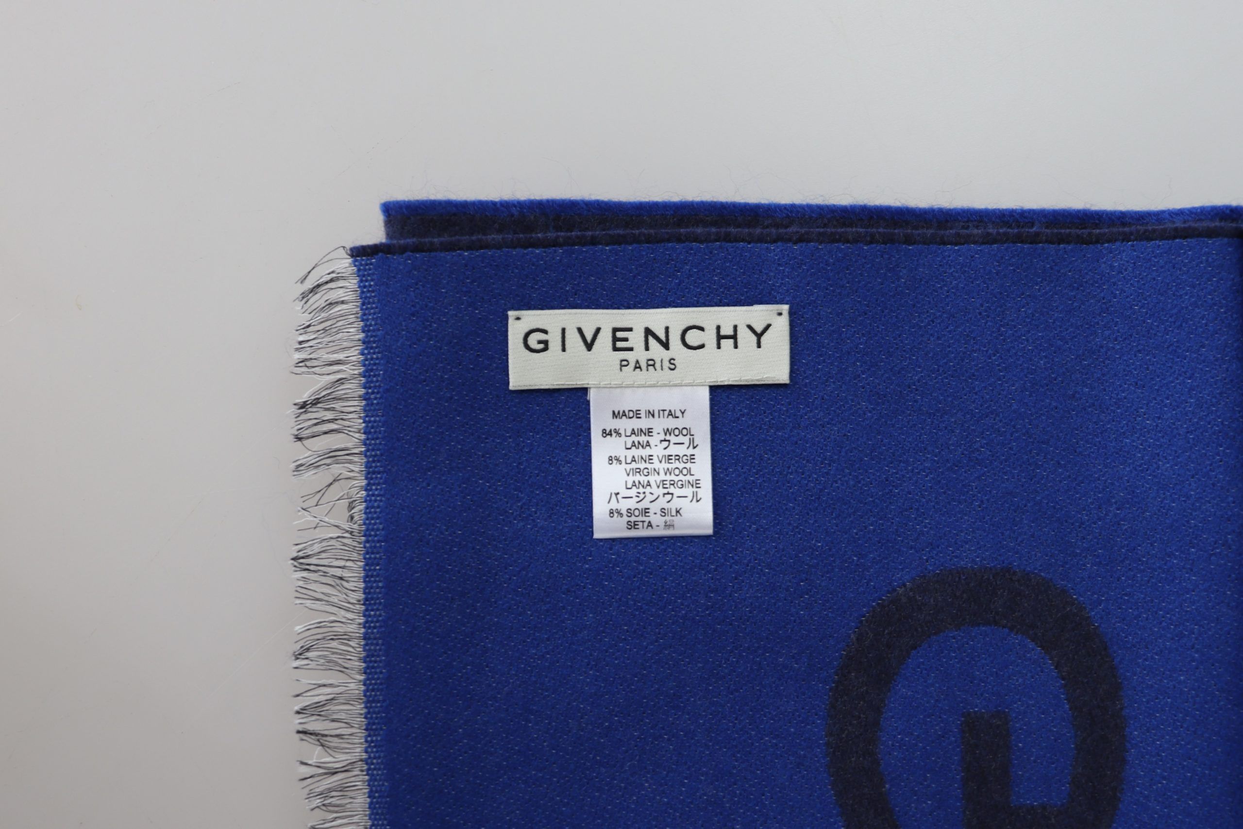 Givenchy Elegant Unisex Wool Silk Blend Men's Scarf Size ONE SIZE - 4 Thumbnail