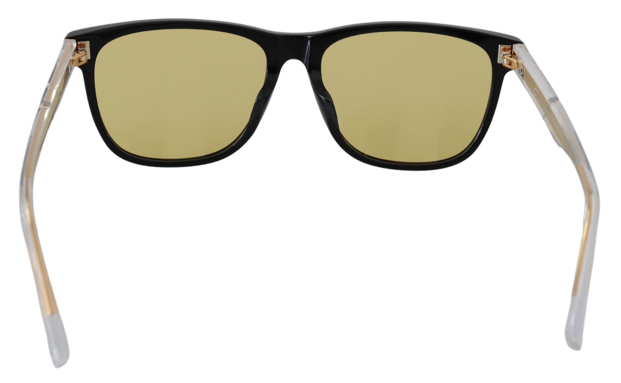 Diesel Chic Black Acetate Sunglasses with Yellow Women's Lenses Size ONE SIZE - 3 Thumbnail