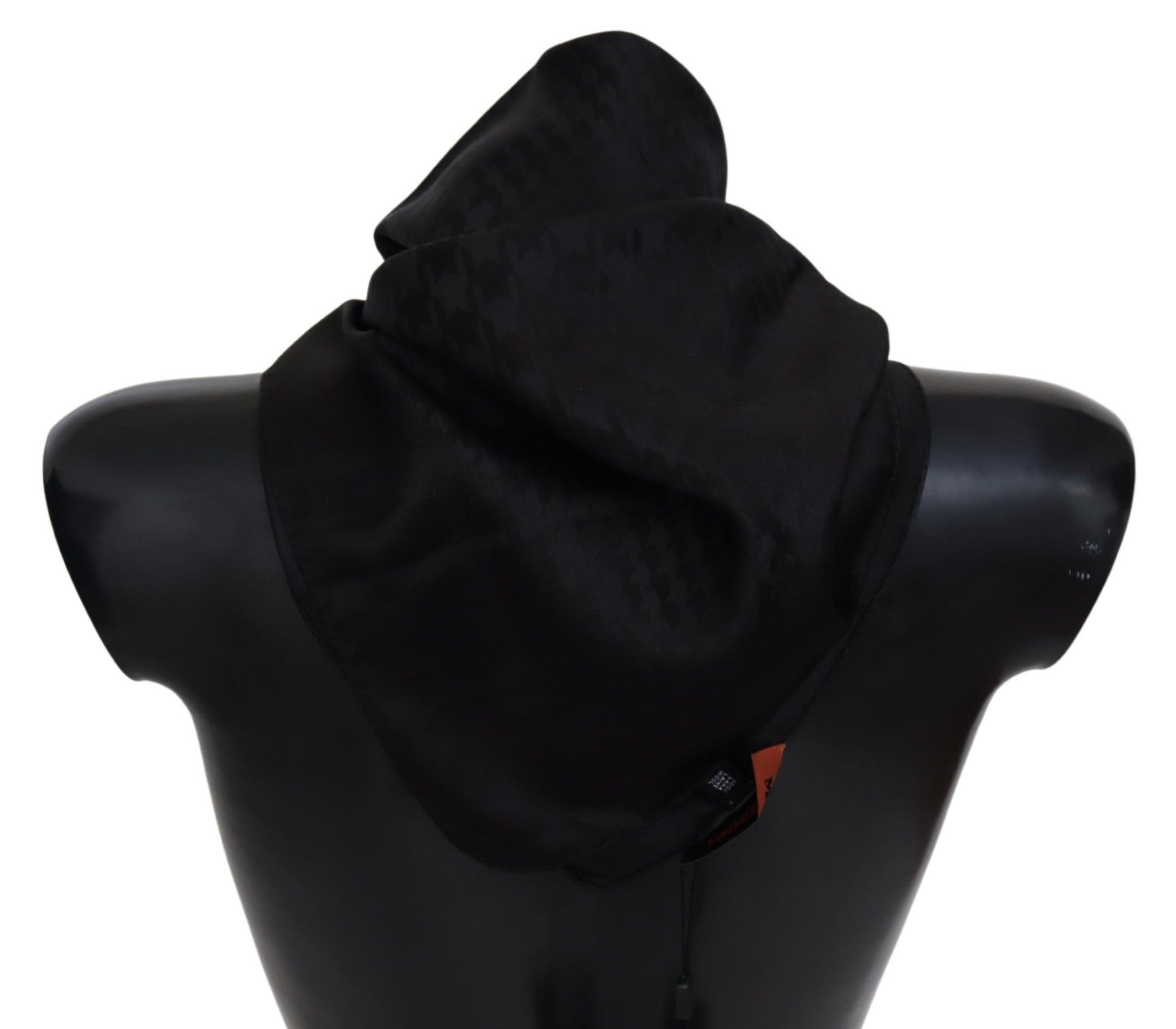 Missoni Elegant Black Wool Scarf with Logo Men's Embroidery Size ONE SIZE - 2 Thumbnail