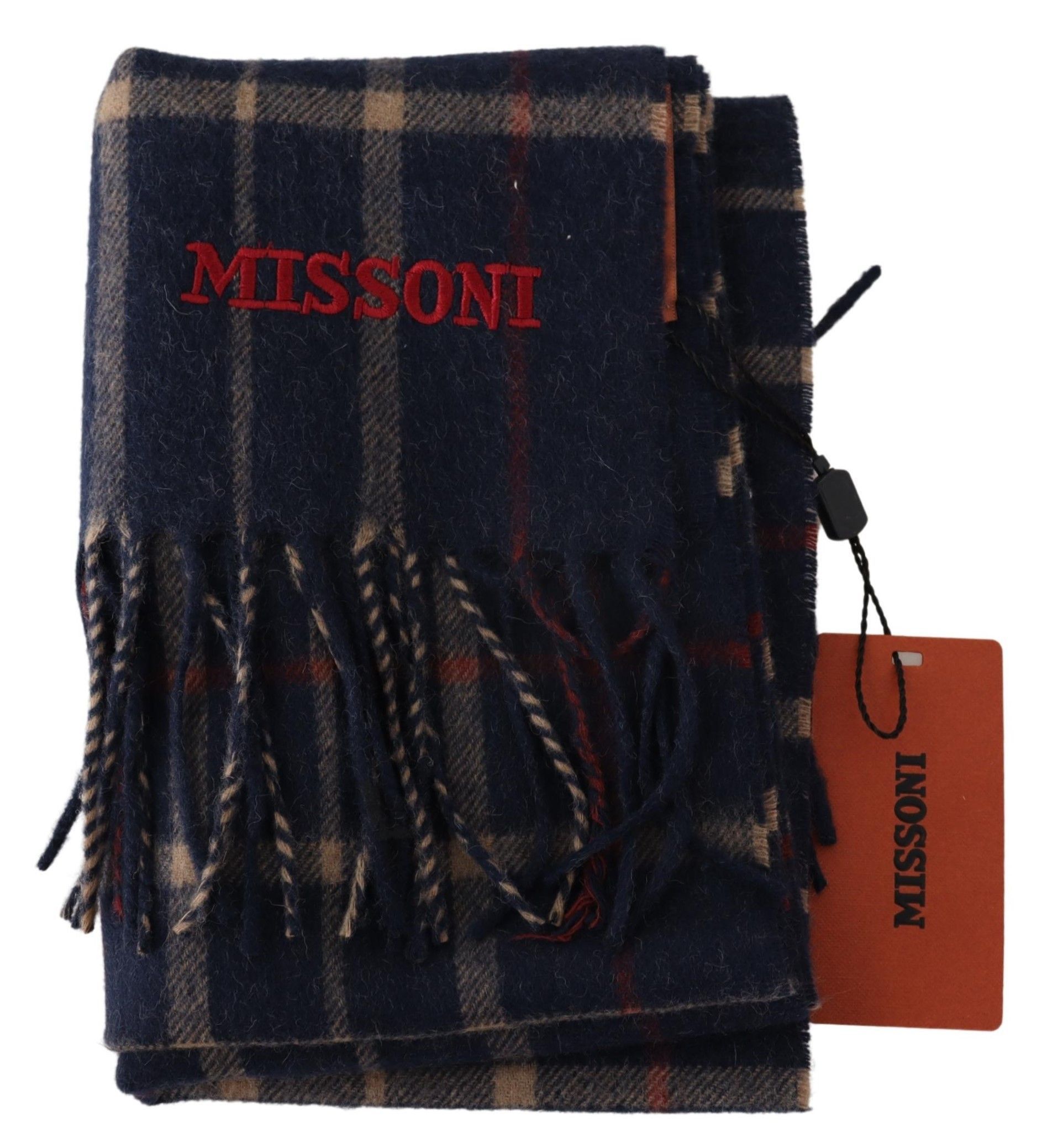 Missoni Chic Unisex Camel Hair Designer Men's Scarf Size ONE SIZE - 4 Thumbnail