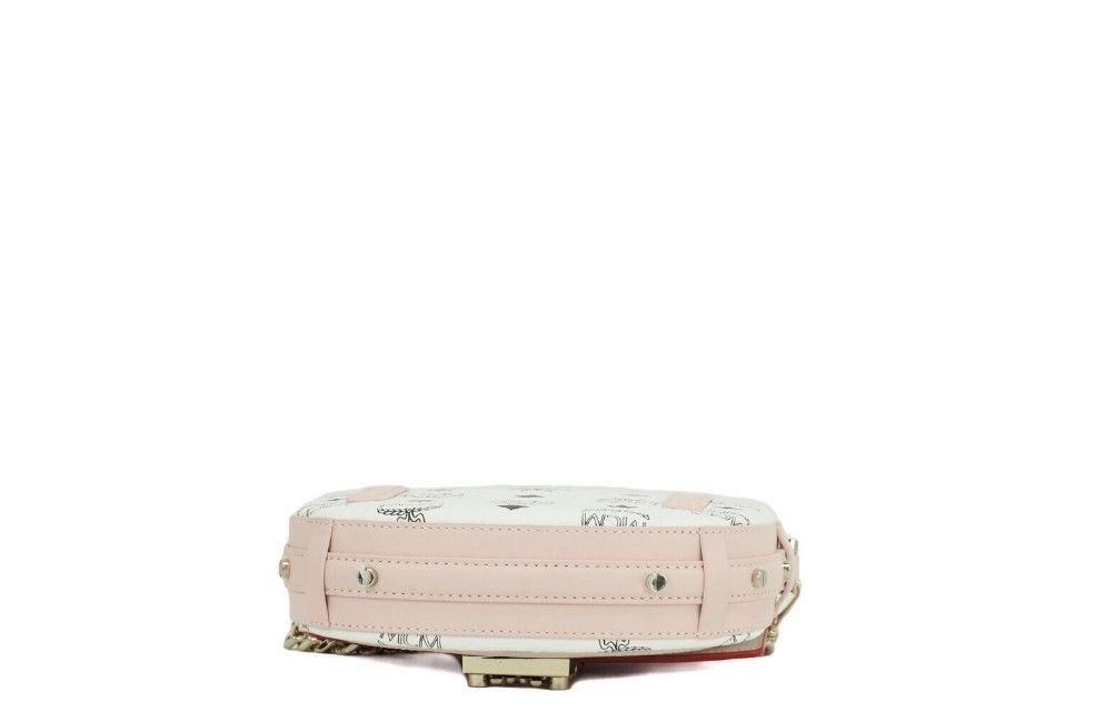 MCM Patricia Mini Firefly Red Visetos Leather Crossbody Belt Size ONE SIZE - 4 Thumbnail