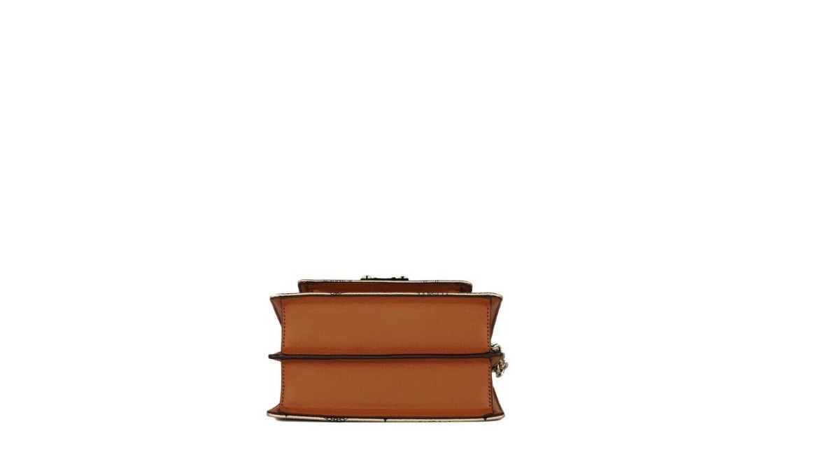 MCM Signature Berlin Gold Diamond Logo Leather Mini Flap Lock Size ONE SIZE - 3 Thumbnail
