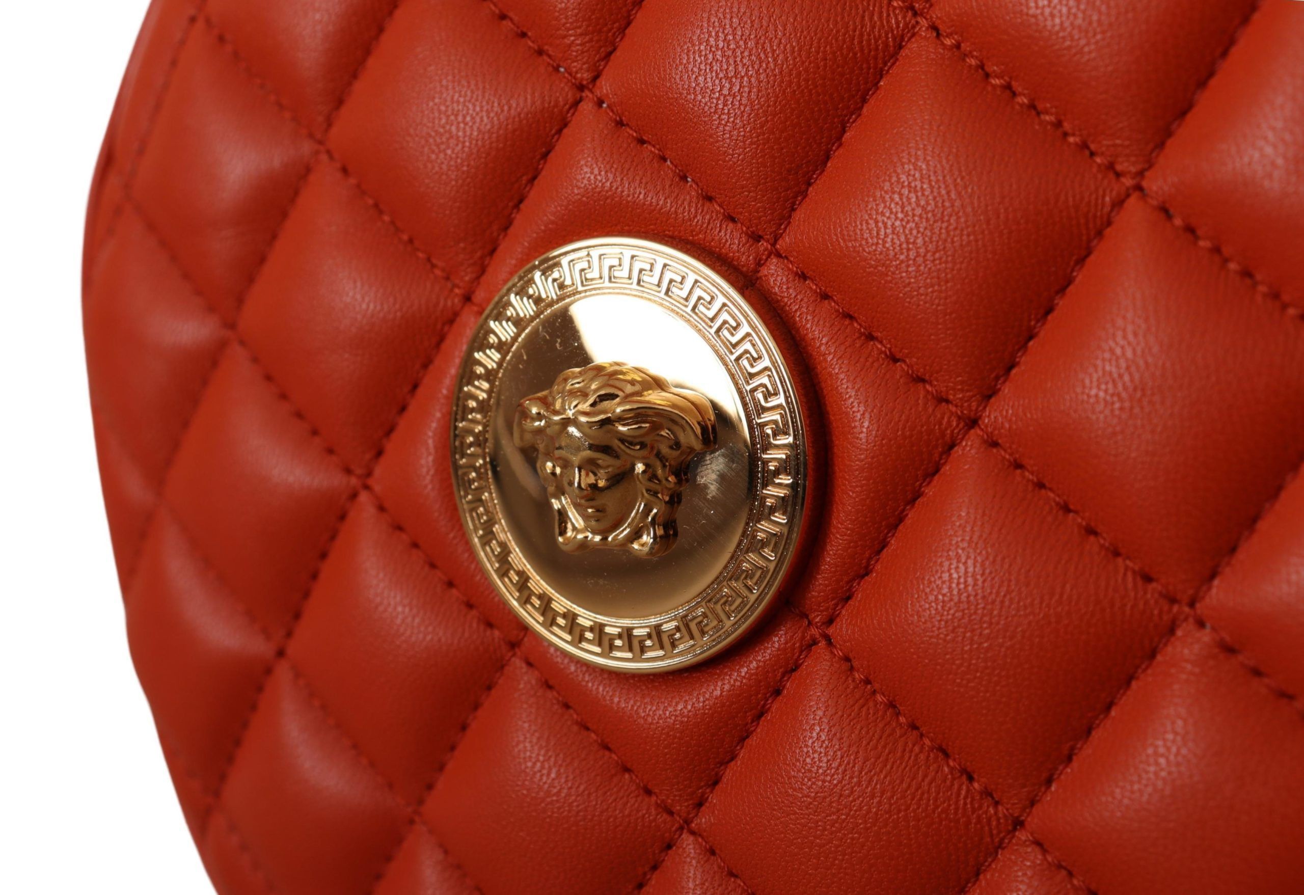 Versace Elegant Round Nappa Leather Crossbody Women's Bag Size ONE SIZE - 5 Thumbnail