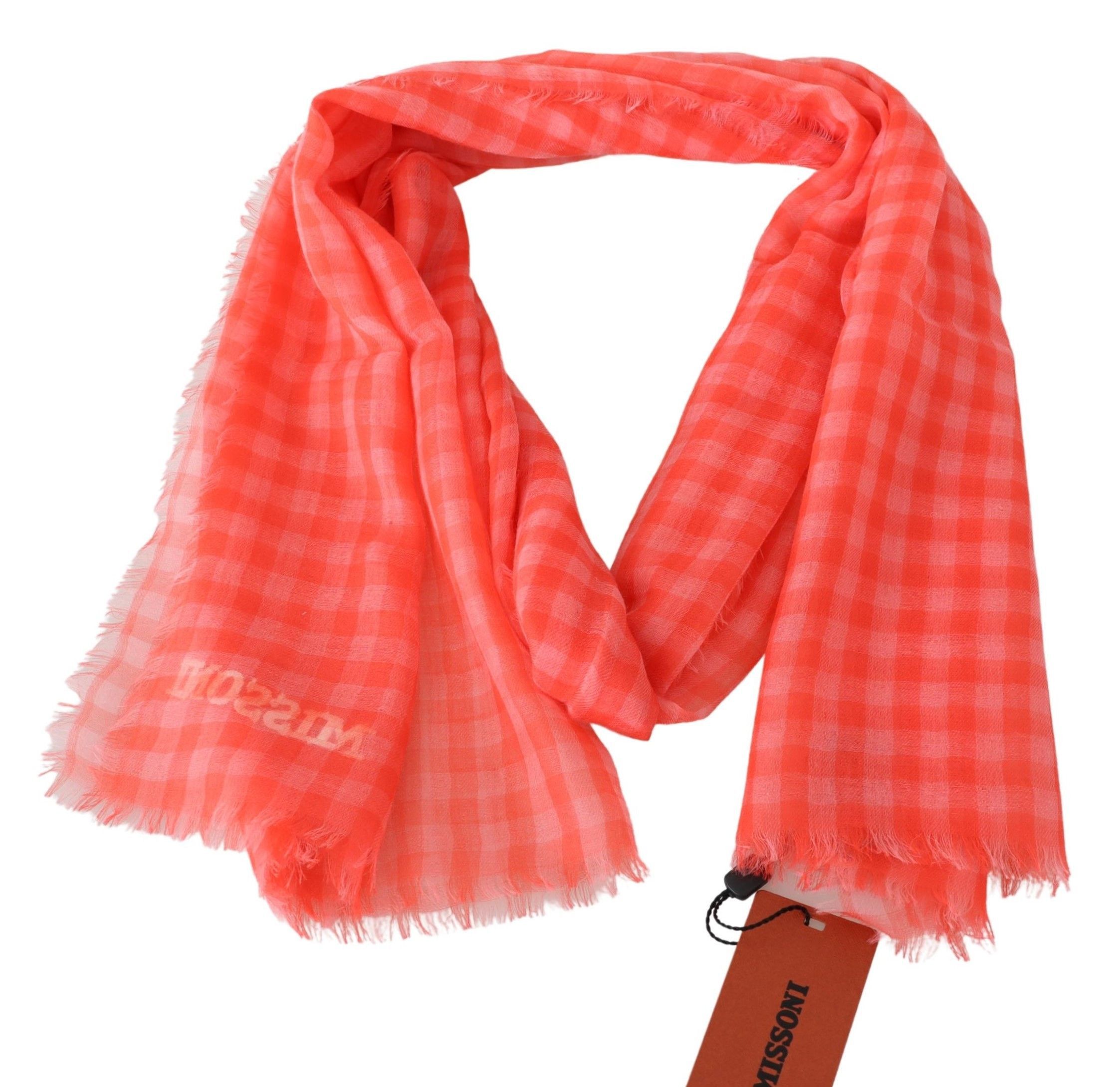 Missoni Luxurious Cashmere Checkered Men's Scarf Size ONE SIZE - 3 Thumbnail