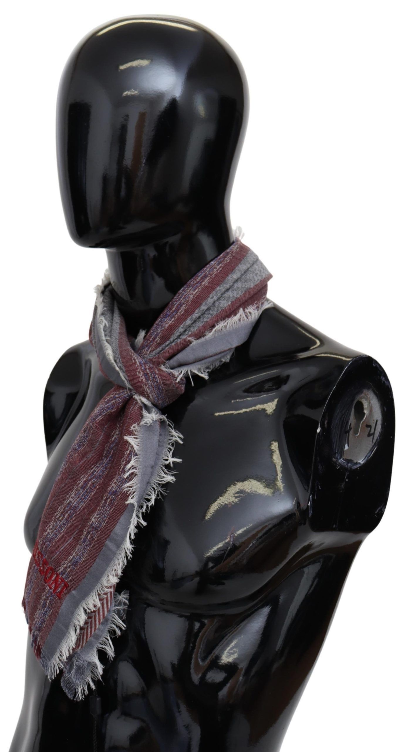 Missoni Chic Multicolor Wool Blend Designer Men's Scarf Size ONE SIZE - 2 Thumbnail
