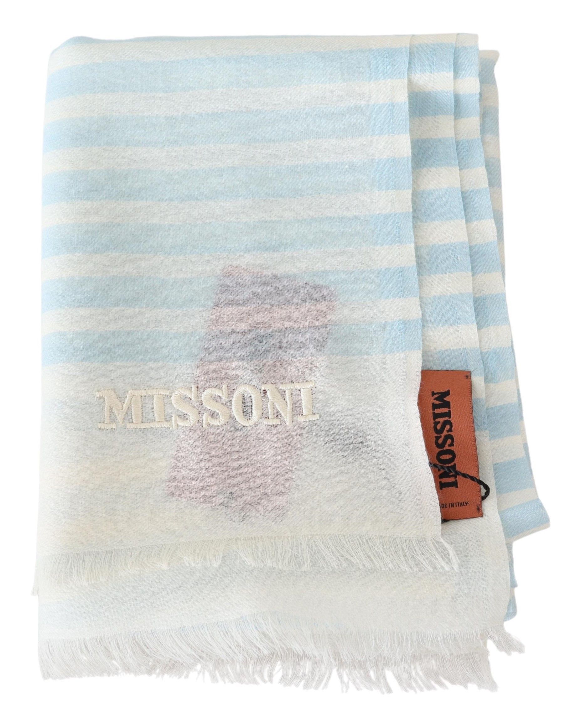 Missoni Elegant Cashmere Scarf with Linear Men's Design Size ONE SIZE - 3 Thumbnail