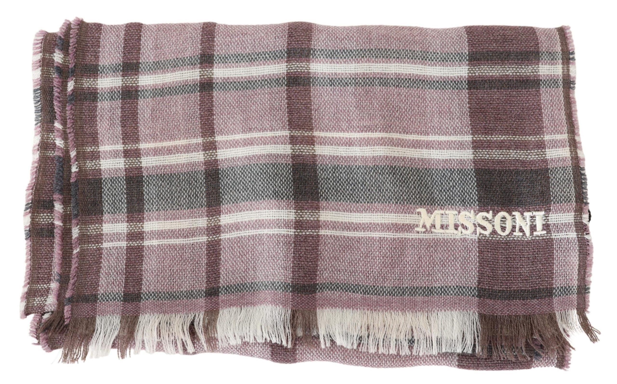 Missoni Elegant Multicolor Wool Scarf with Logo Men's Embroidery Size ONE SIZE - 3 Thumbnail