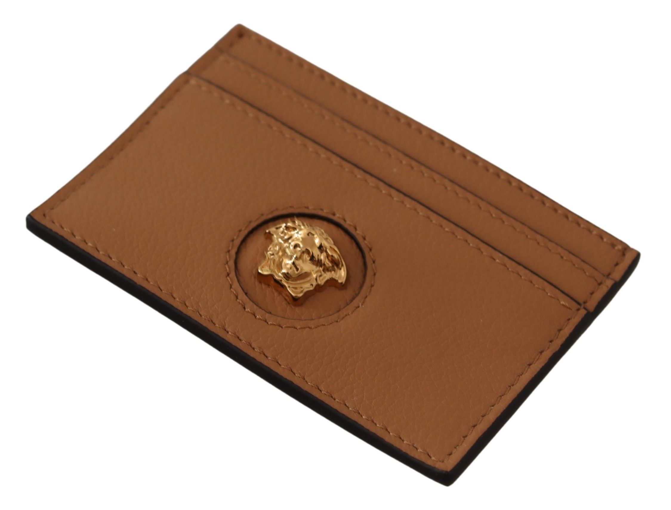 Versace Elegant Medusa Calf Leather Card Women's Holder Size ONE SIZE - 5 Thumbnail