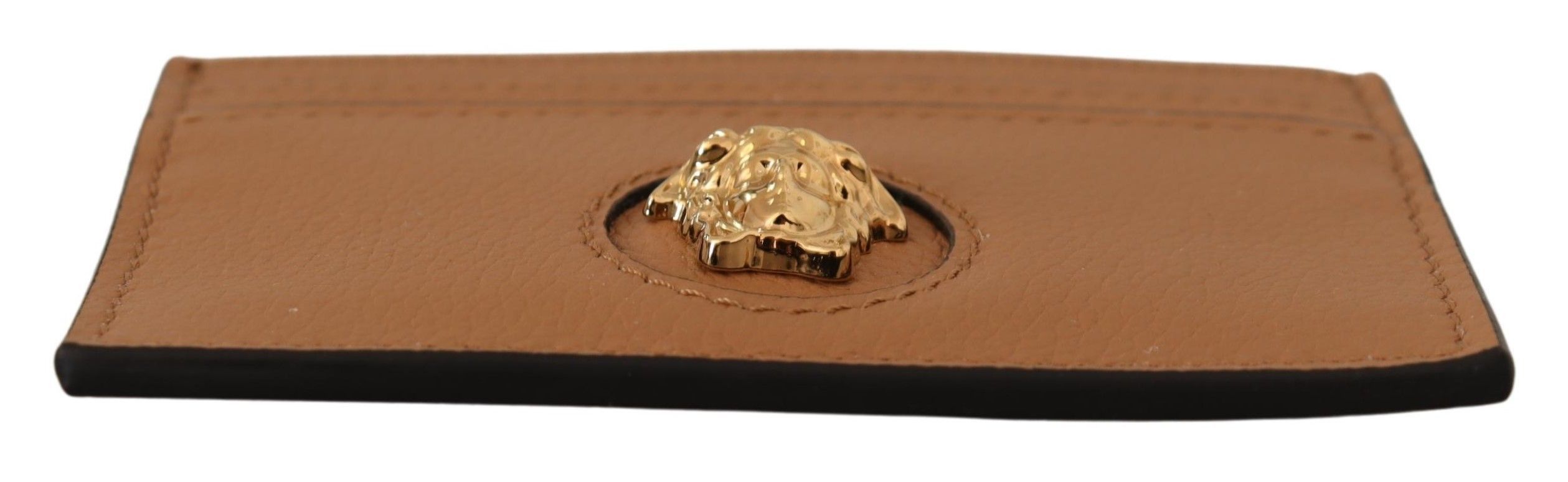 Versace Elegant Medusa Calf Leather Card Women's Holder Size ONE SIZE - 4 Thumbnail