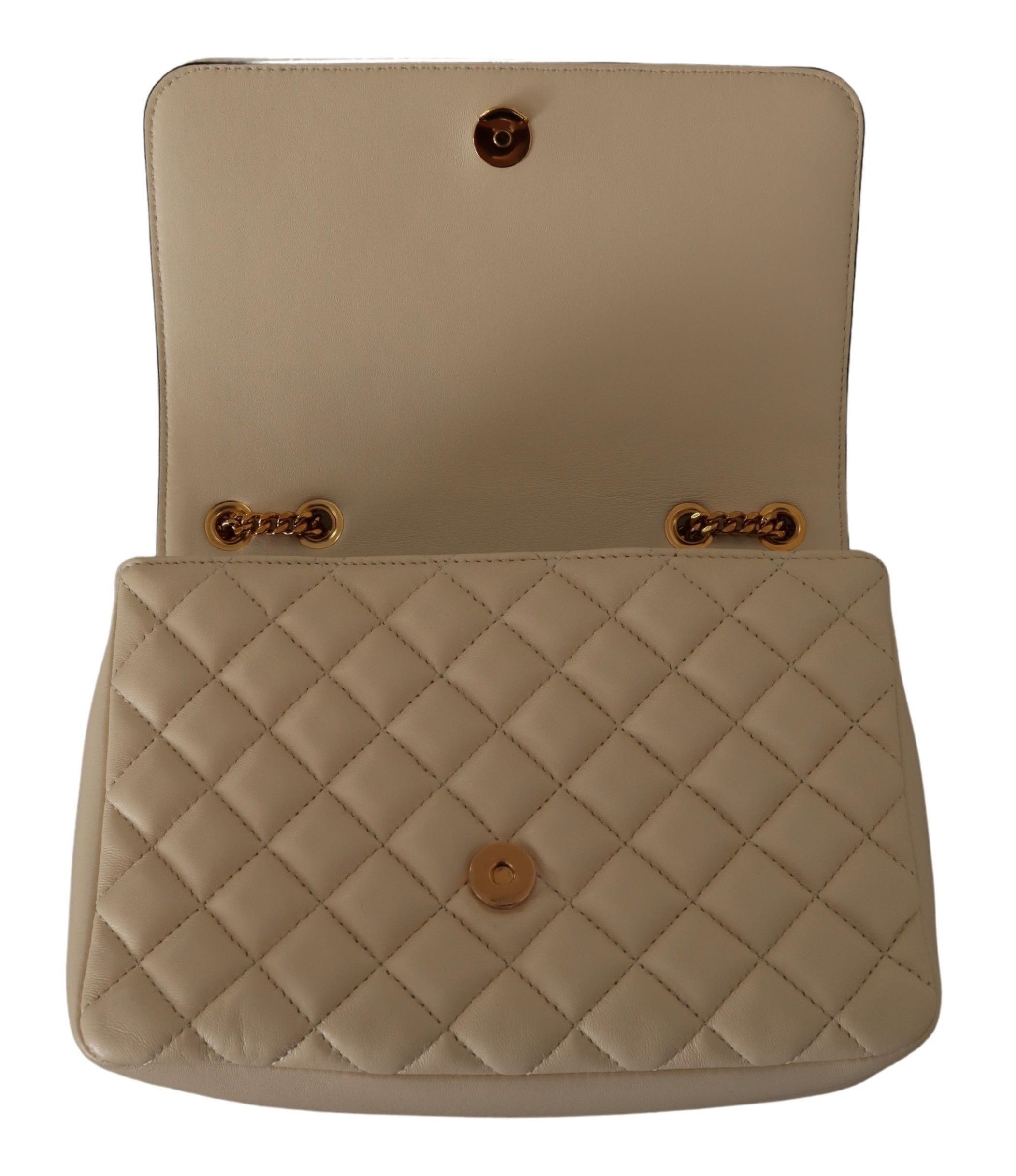 Versace Elegant White Nappa Leather Shoulder Women's Bag Size ONE SIZE - 3 Thumbnail