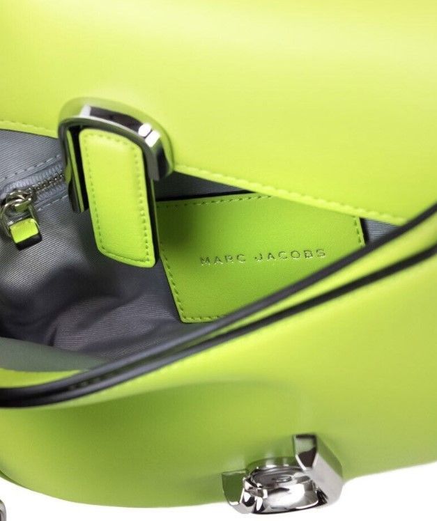 Marc Jacobs The J Marc Green Glow Smooth Leather Shoulder Crossbody Size ONE SIZE - 4 Thumbnail
