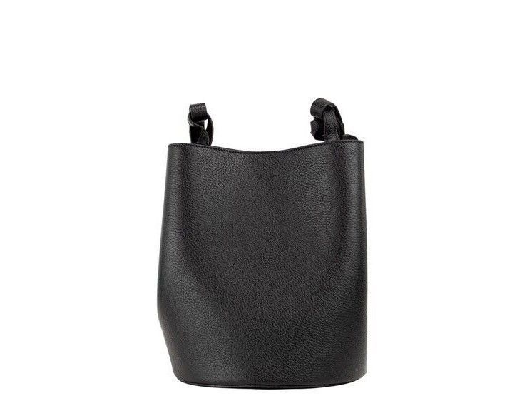 Burberry Lorne Small Black Pebbled Leather Bucket Crossbody Handbag Size ONE SIZE - 5 Thumbnail