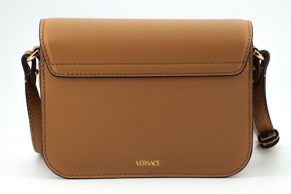 Versace Elegant Calf Leather Shoulder Bag in Women's Brown Size ONE SIZE - 2 Thumbnail