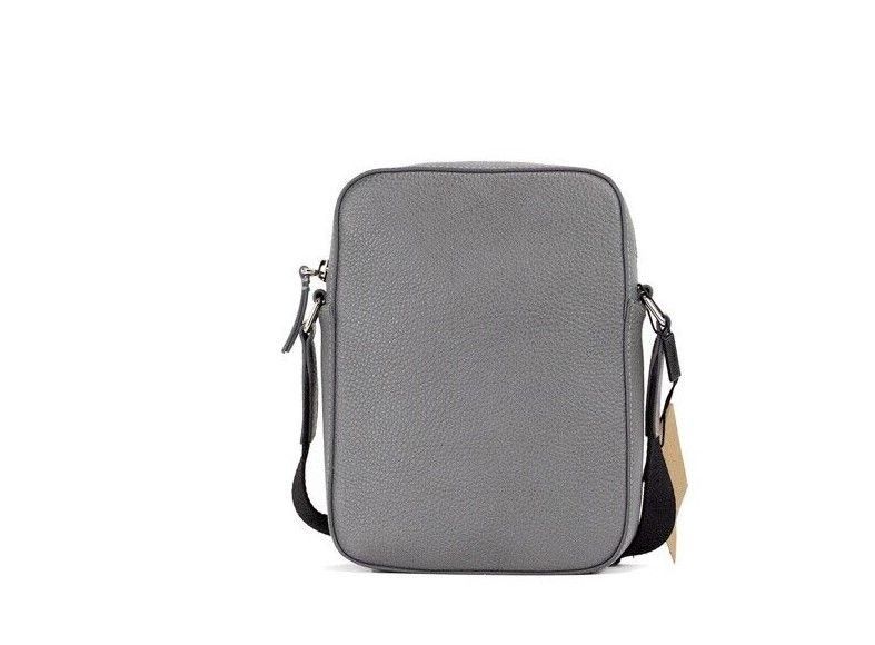 Burberry Thornton Small Grey Embossed Logo Grainy Leather Crossbody Size ONE SIZE - 2 Thumbnail