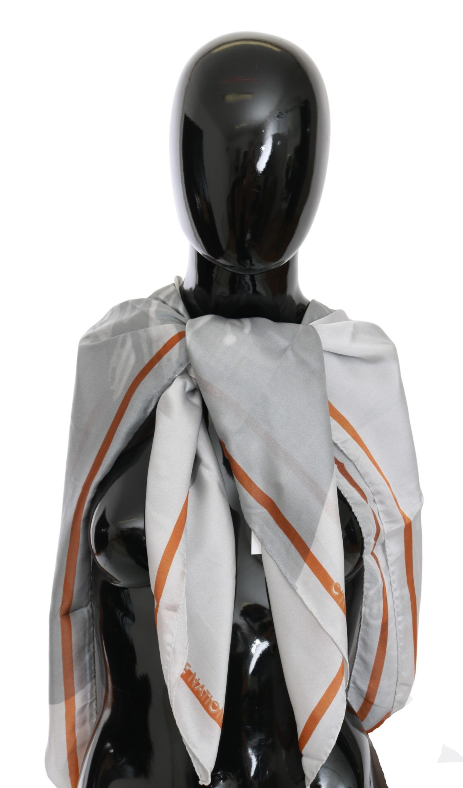 Costume National Elegant Silk Floral Women's Scarf Size ONE SIZE - 6 Thumbnail