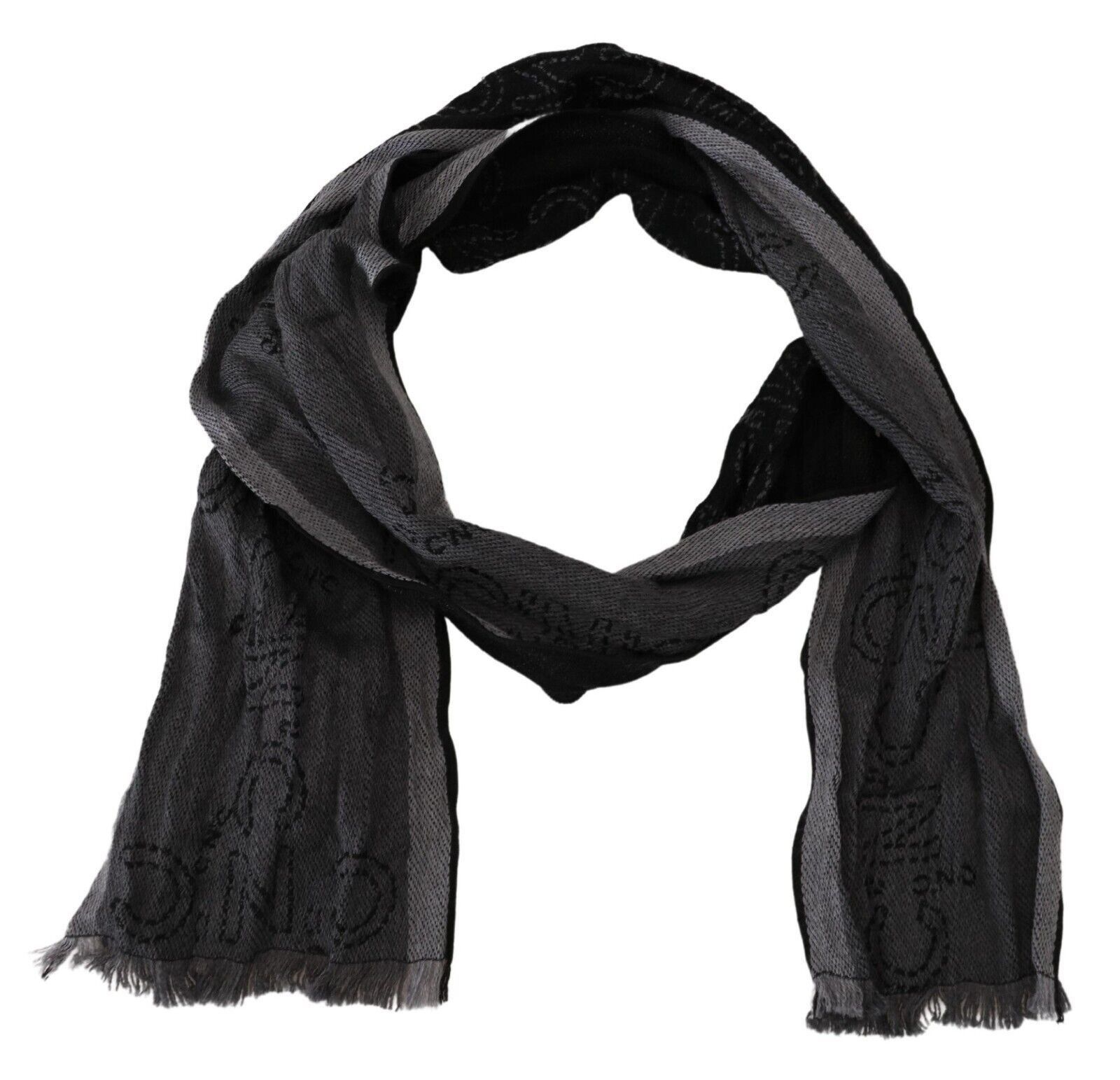 Costume National Elegant Italian Wool Men's Scarf Men's Wrap Size ONE SIZE - 3 Thumbnail