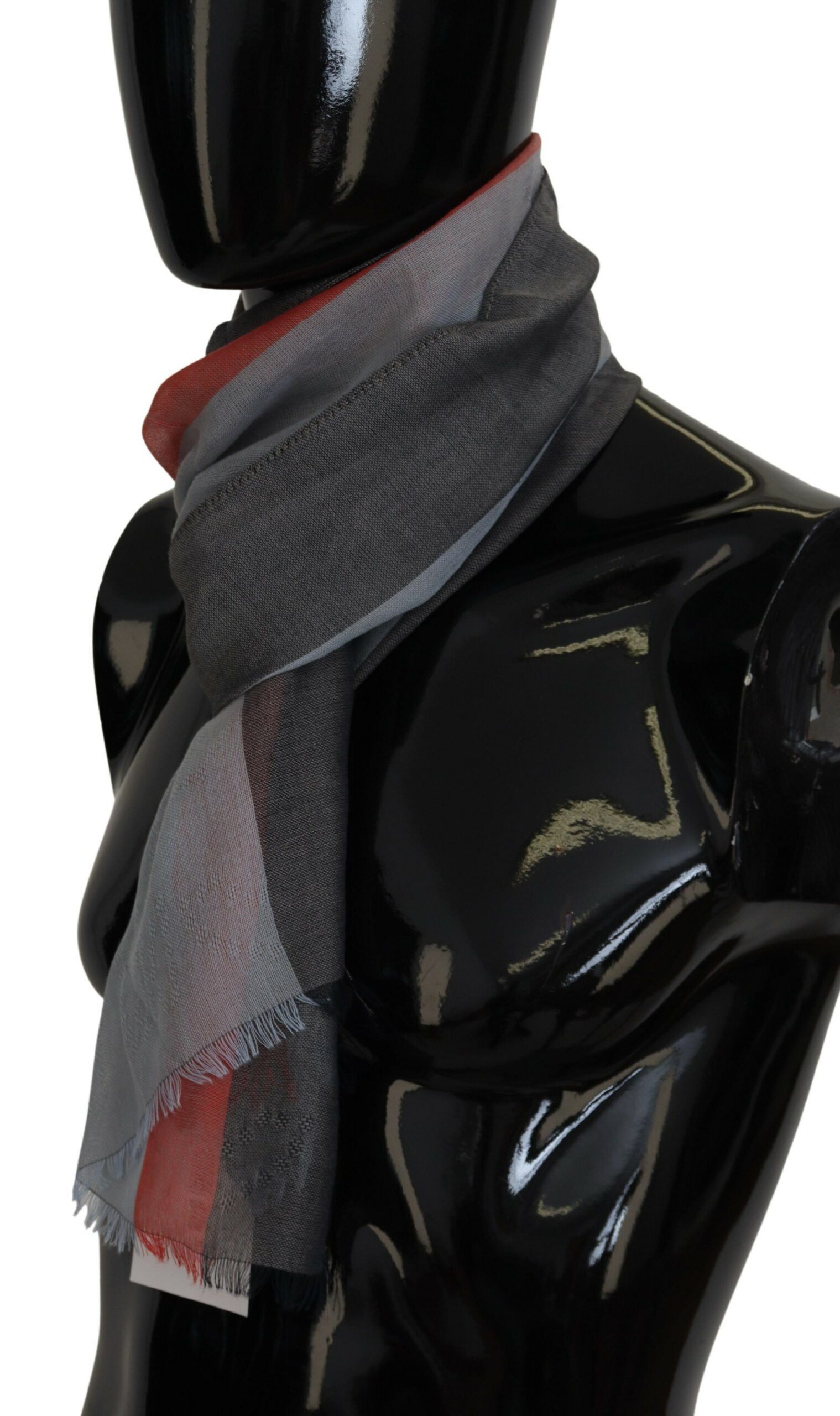 Costume National Multicolor Cotton Men's Luxury Men's Scarf Size ONE SIZE - 4 Thumbnail