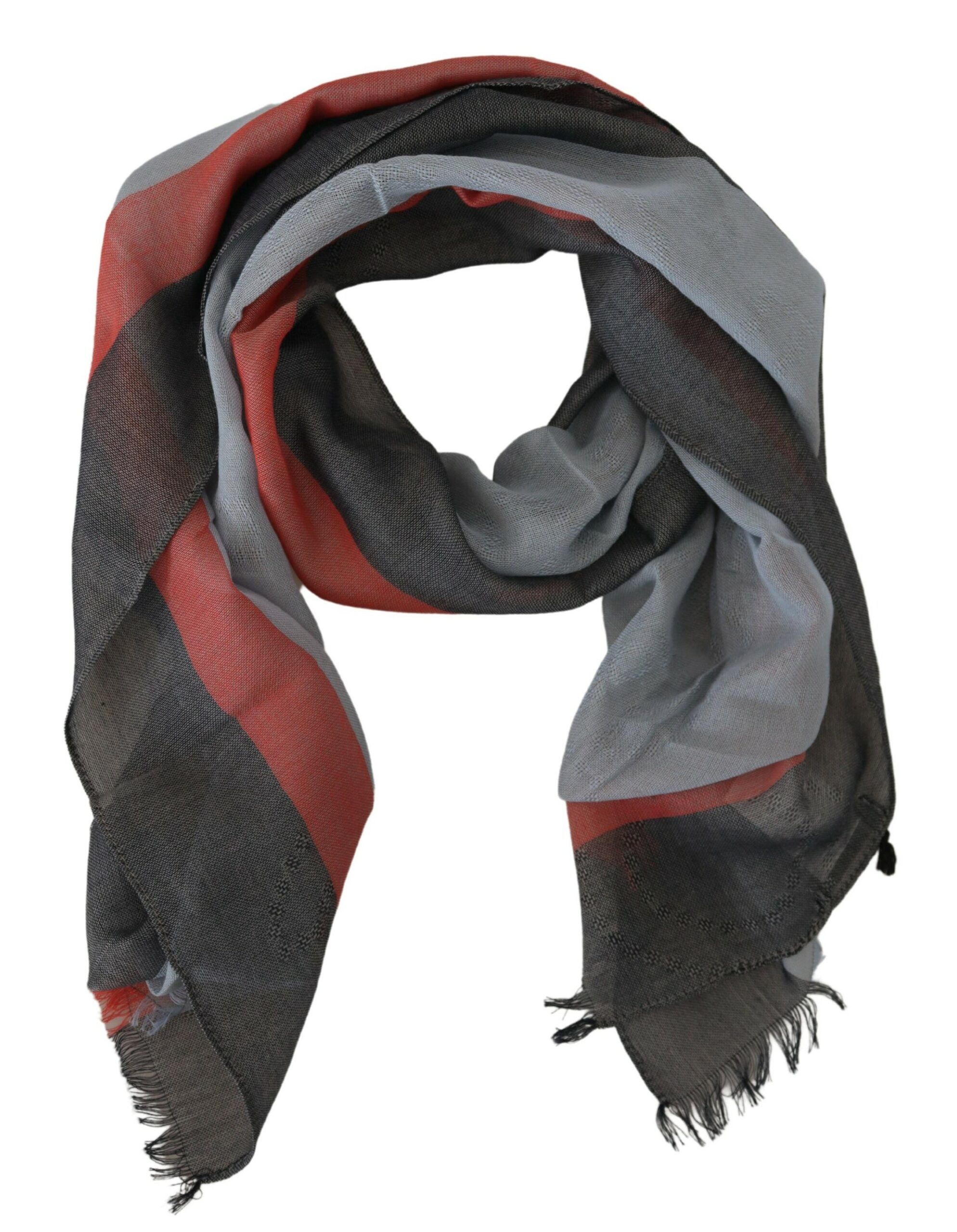 Costume National Multicolor Cotton Men's Luxury Men's Scarf Size ONE SIZE - 2 Thumbnail