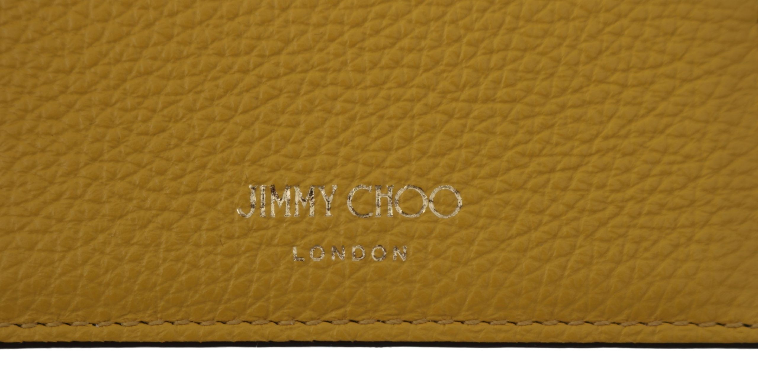 Jimmy Choo Sunshine Yellow Leather Card Women's Holder Size ONE SIZE - 4 Thumbnail